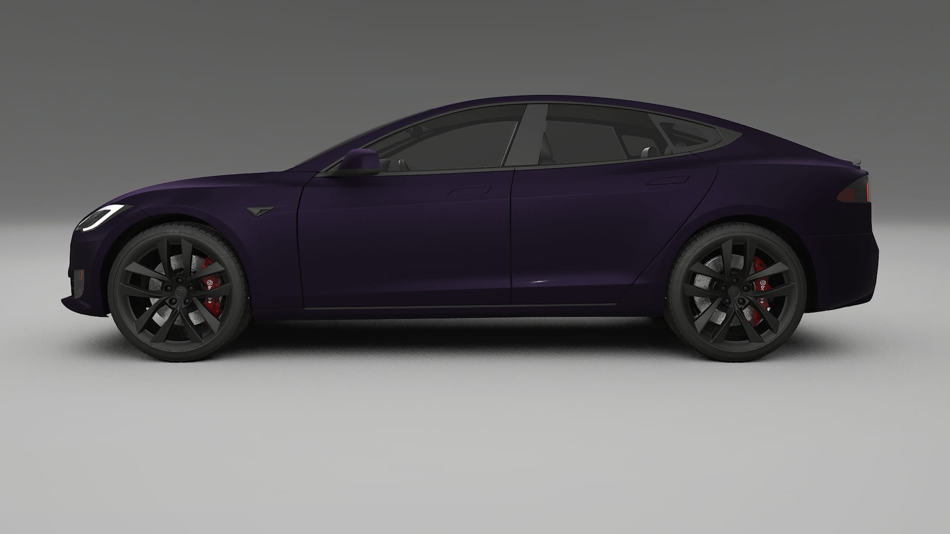Tesla Model S Refresh TPU Lakbeschermingsfolie | VIOLET Kleurveranderende PPF – Volledig Voorgesneden Kit