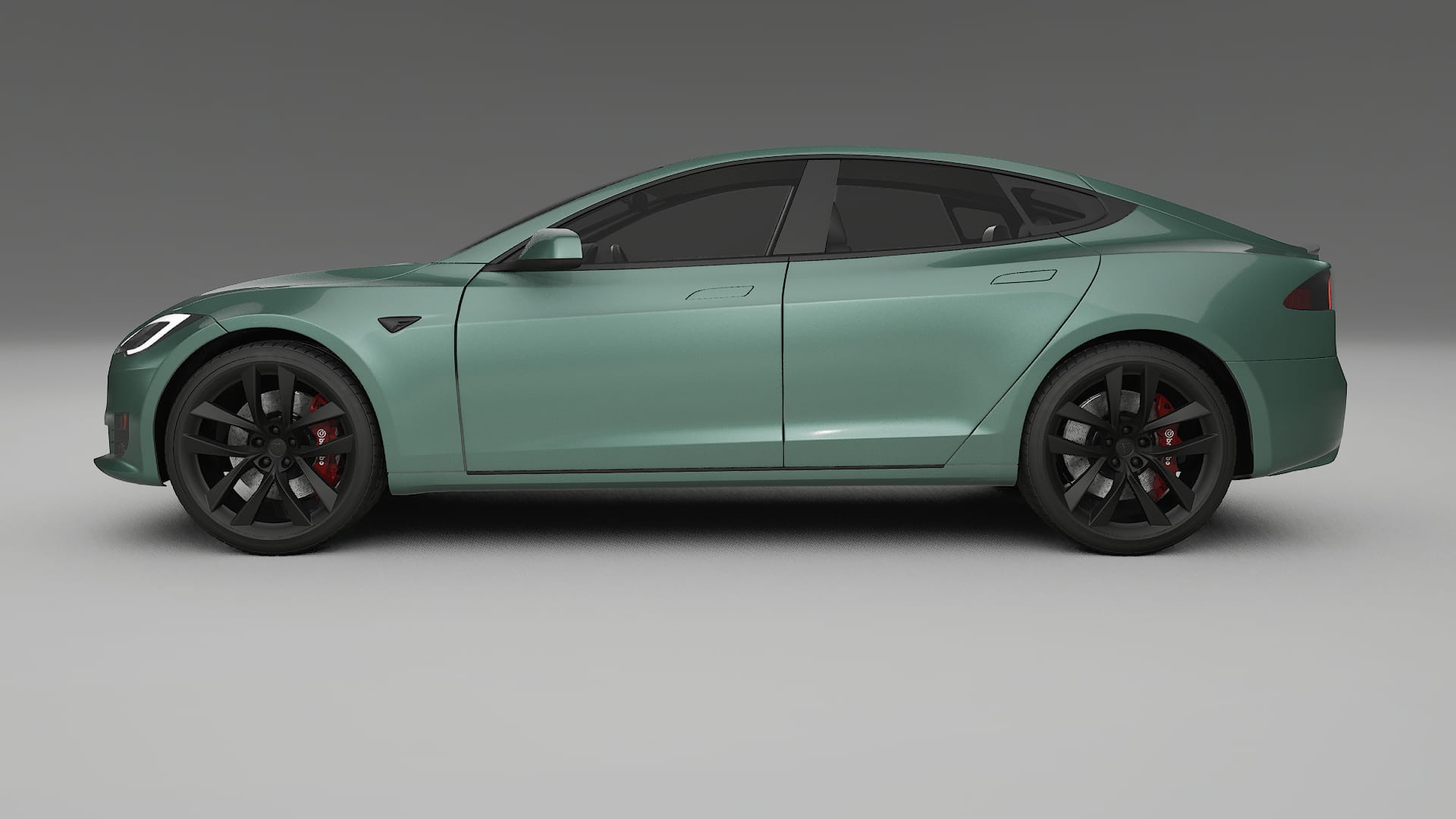Tesla Model S Refresh TPU Lakbeschermingsfolie | EVERGREEN Kleurveranderende PPF – Volledig Voorgesneden Kit
