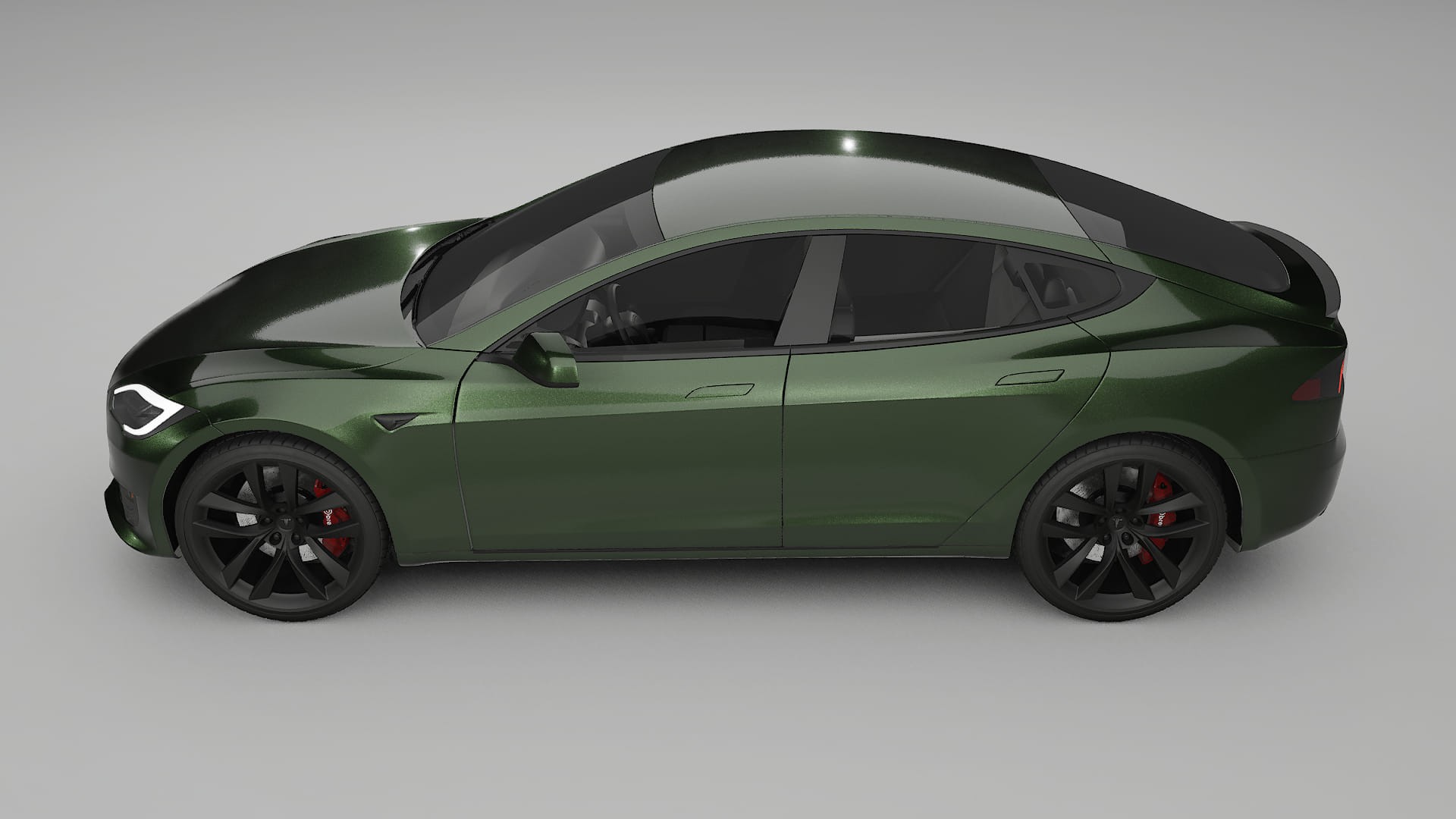 Tesla Model S Refresh TPU Lakbeschermingsfolie | LAGOON Kleurveranderende PPF – Volledig Voorgesneden Kit