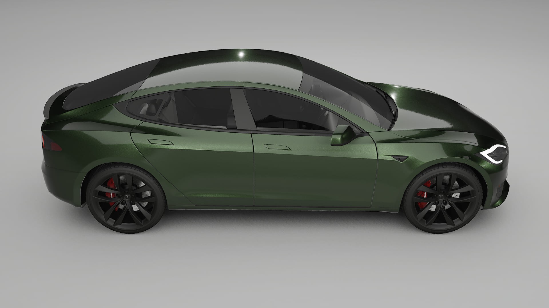 Tesla Model S Refresh TPU Lakbeschermingsfolie | LAGOON Kleurveranderende PPF – Volledig Voorgesneden Kit