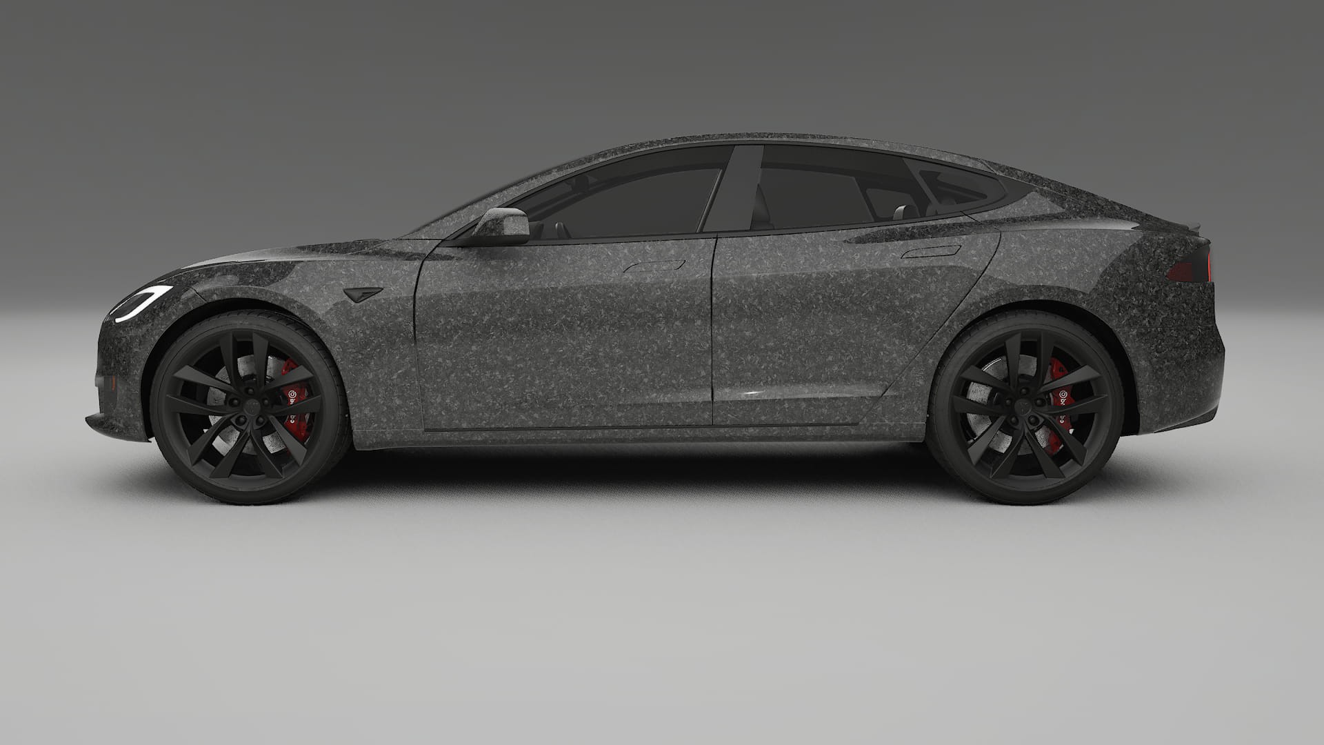 Tesla Model S Refresh TPU Lakbeschermingsfolie | FORGED S Kleurveranderende PPF – Volledig Voorgesneden Kit
