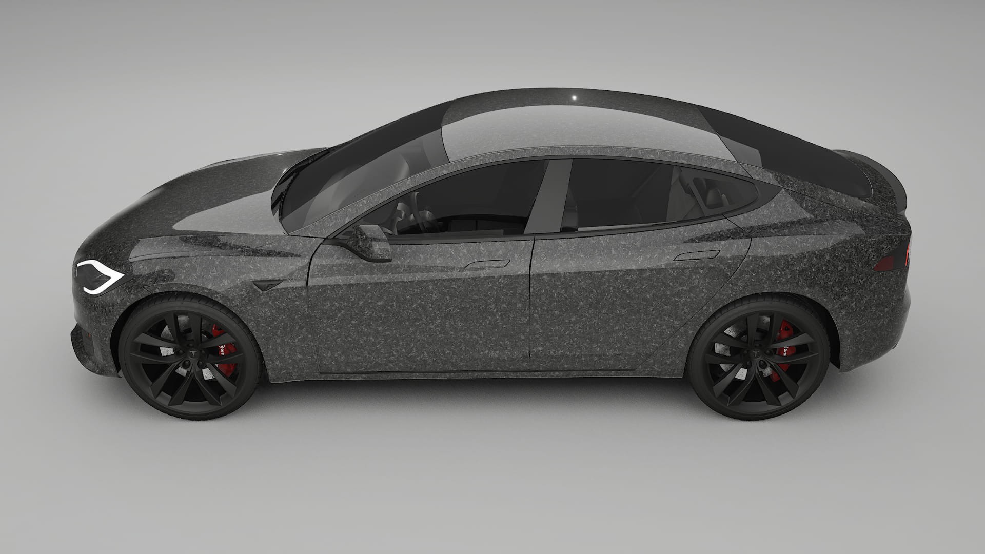 Tesla Model S Refresh TPU Lakbeschermingsfolie | FORGED S Kleurveranderende PPF – Volledig Voorgesneden Kit