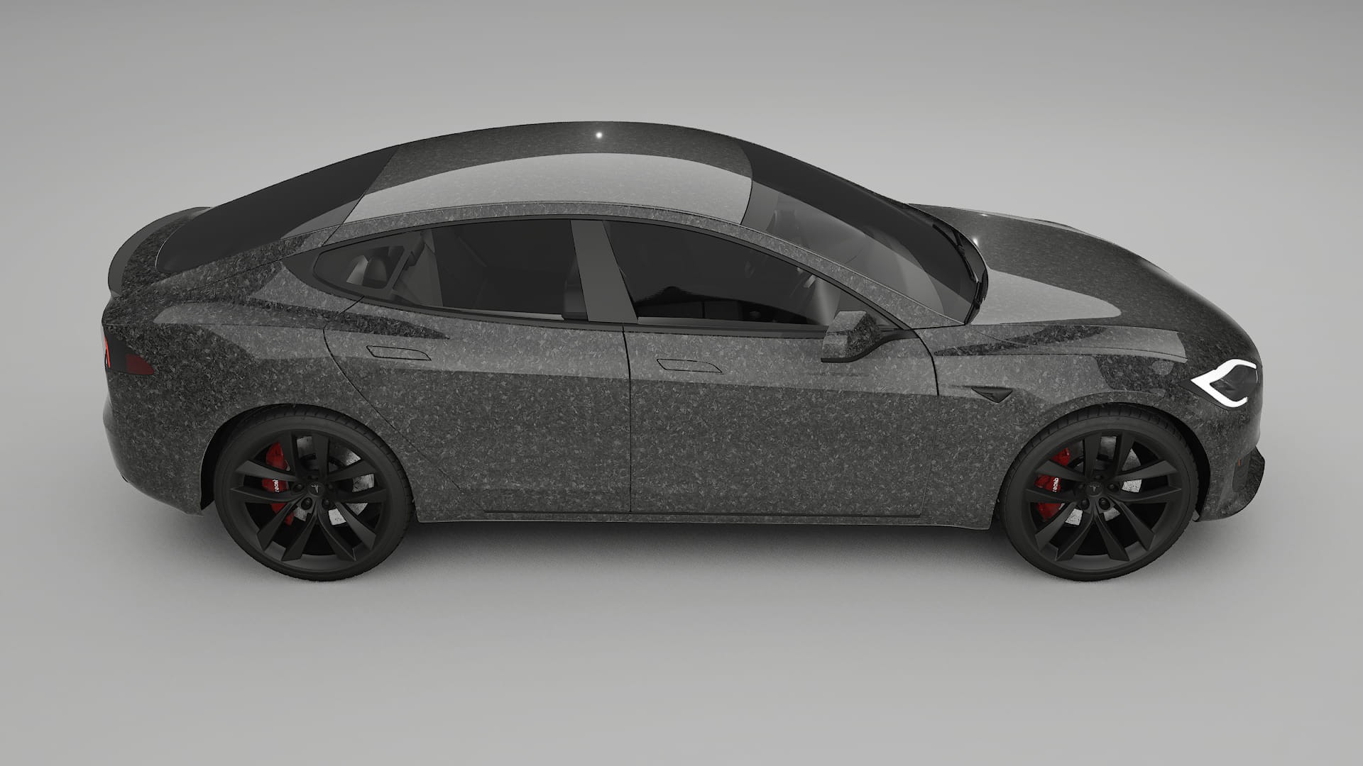 Tesla Model S Refresh TPU Lakbeschermingsfolie | FORGED S Kleurveranderende PPF – Volledig Voorgesneden Kit