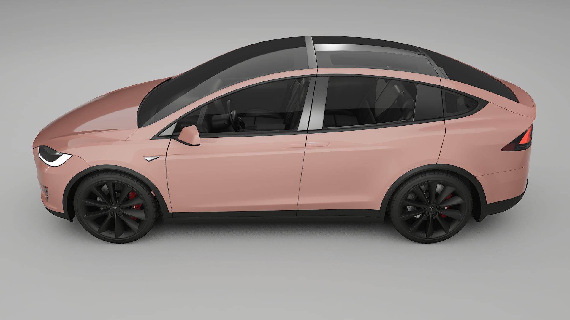 Tesla Model X TPU Lakbeschermingsfolie | BLUSH Kleurveranderende PPF – Volledig Voorgesneden Kit