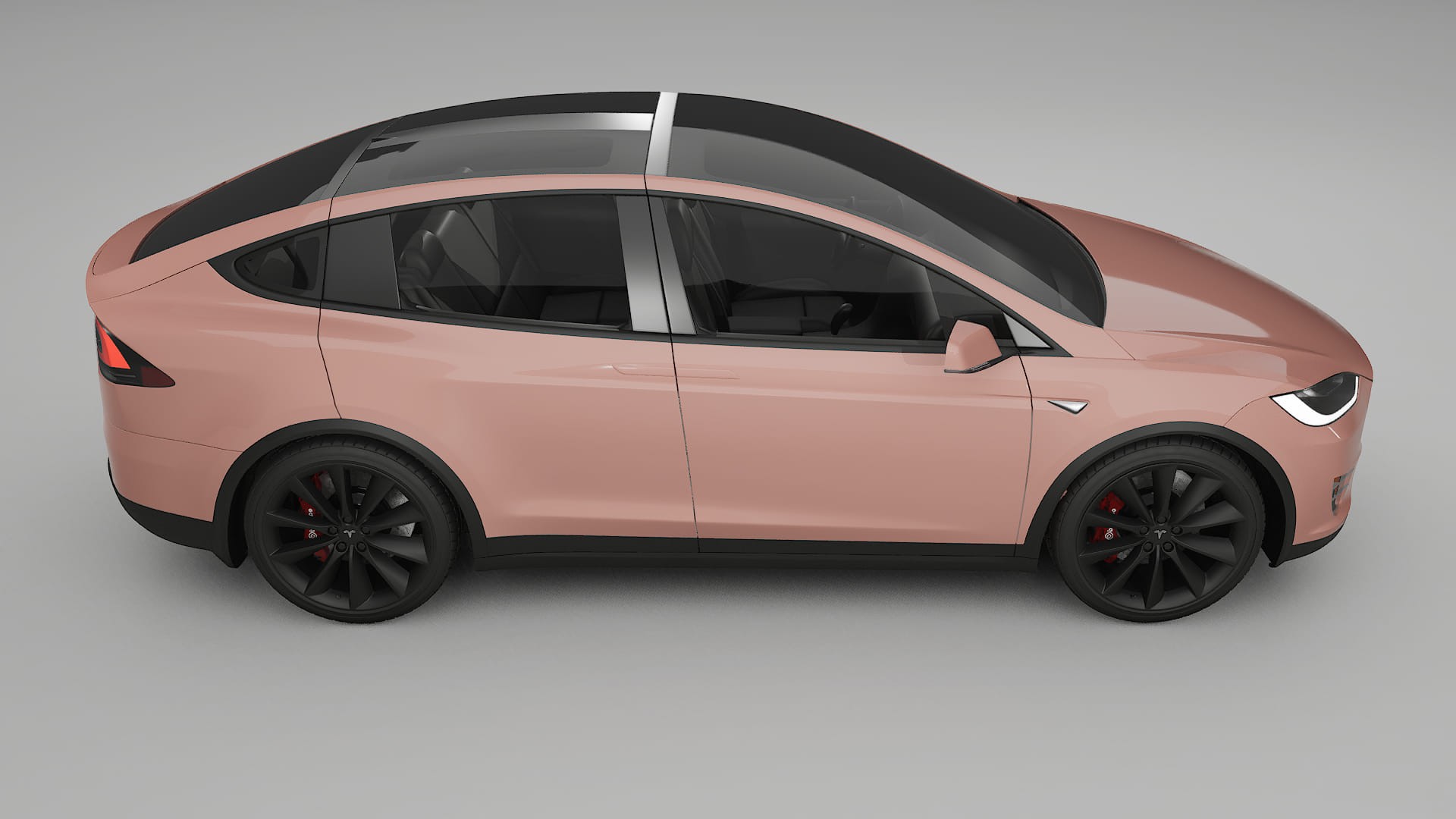 Tesla Model X TPU Lakbeschermingsfolie | BLUSH Kleurveranderende PPF – Volledig Voorgesneden Kit