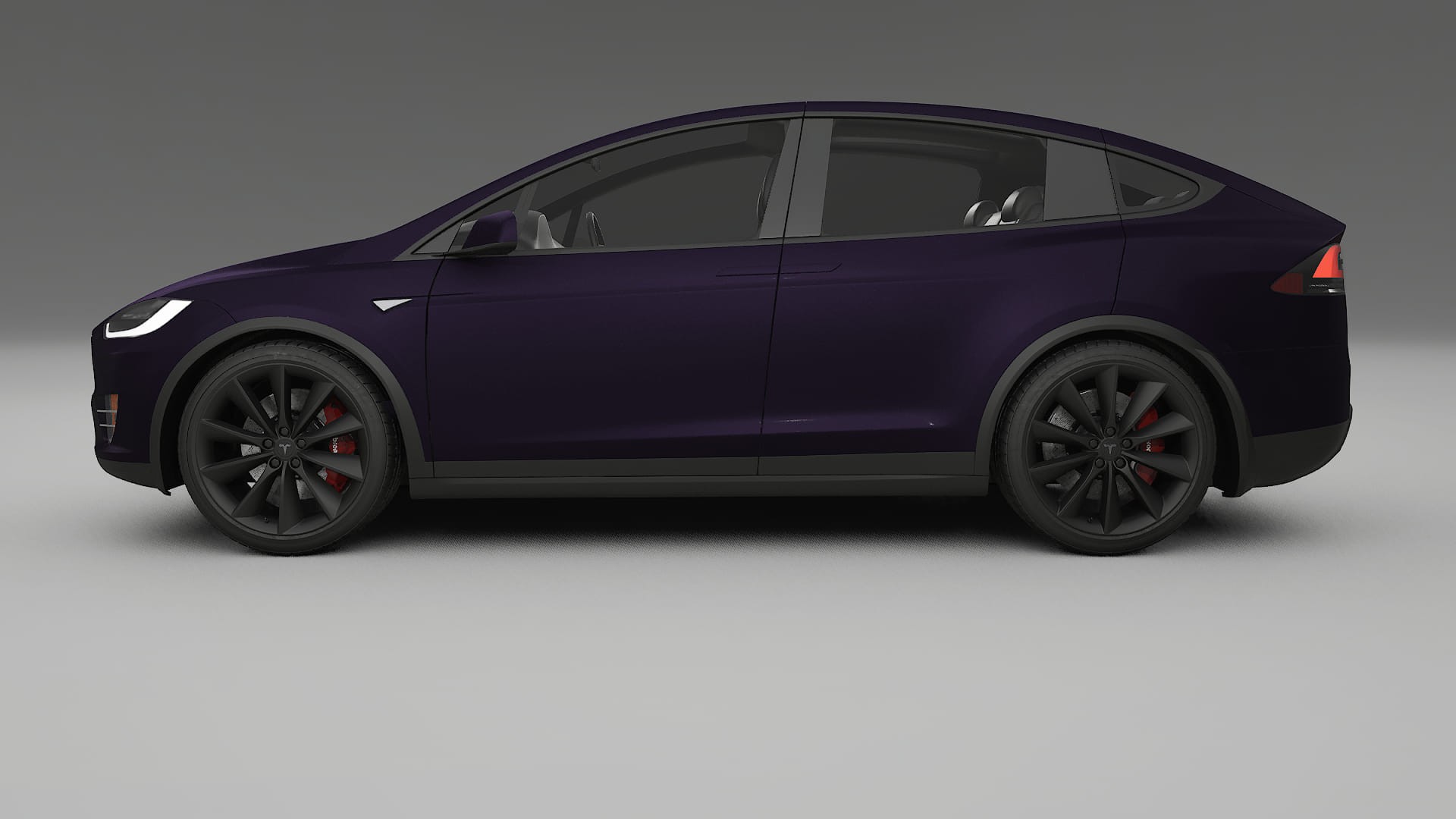 Tesla Model X TPU Lakbeschermingsfolie | VIOLET Kleurveranderende PPF – Volledig Voorgesneden Kit