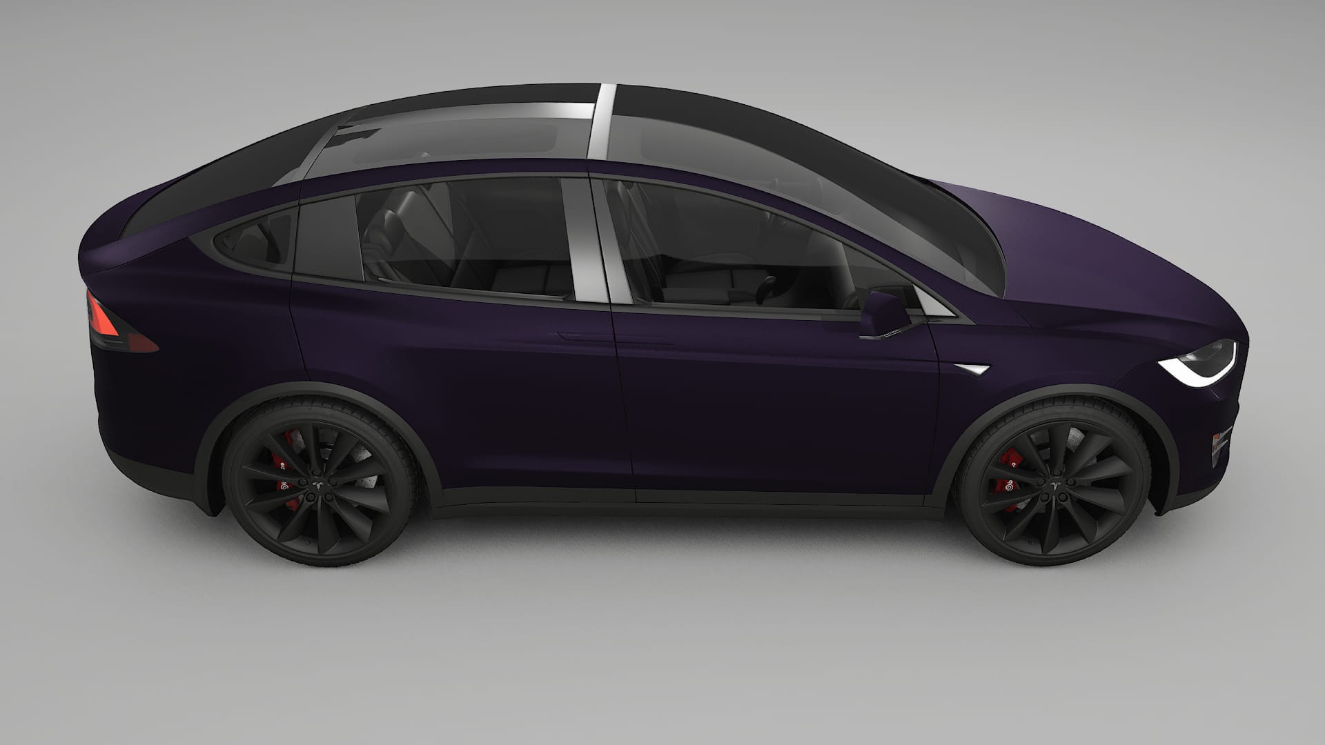 Tesla Model X TPU Lakbeschermingsfolie | VIOLET Kleurveranderende PPF – Volledig Voorgesneden Kit