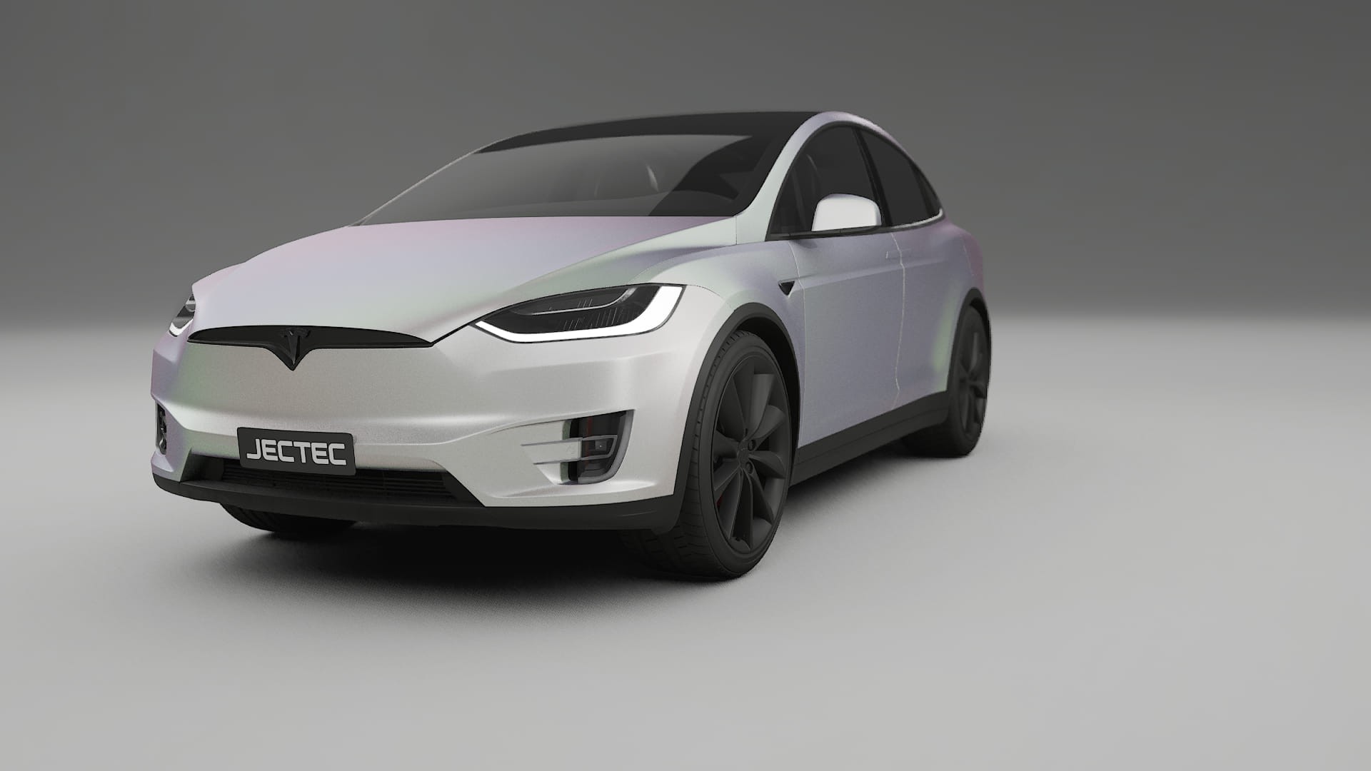 Tesla Model X TPU Lakbeschermingsfolie | NEBULA Kleurveranderende PPF – Volledig Voorgesneden Kit
