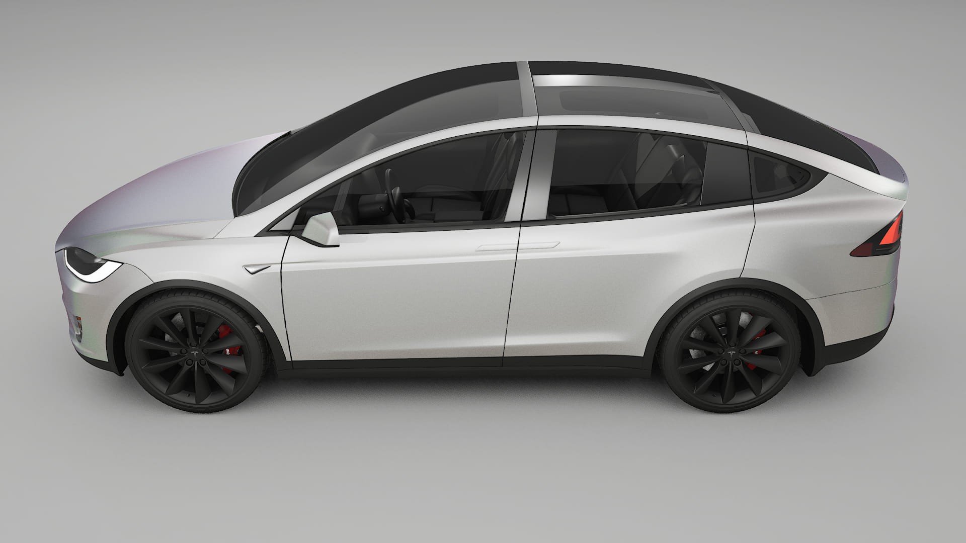 Tesla Model X TPU Lakbeschermingsfolie | NEBULA Kleurveranderende PPF – Volledig Voorgesneden Kit