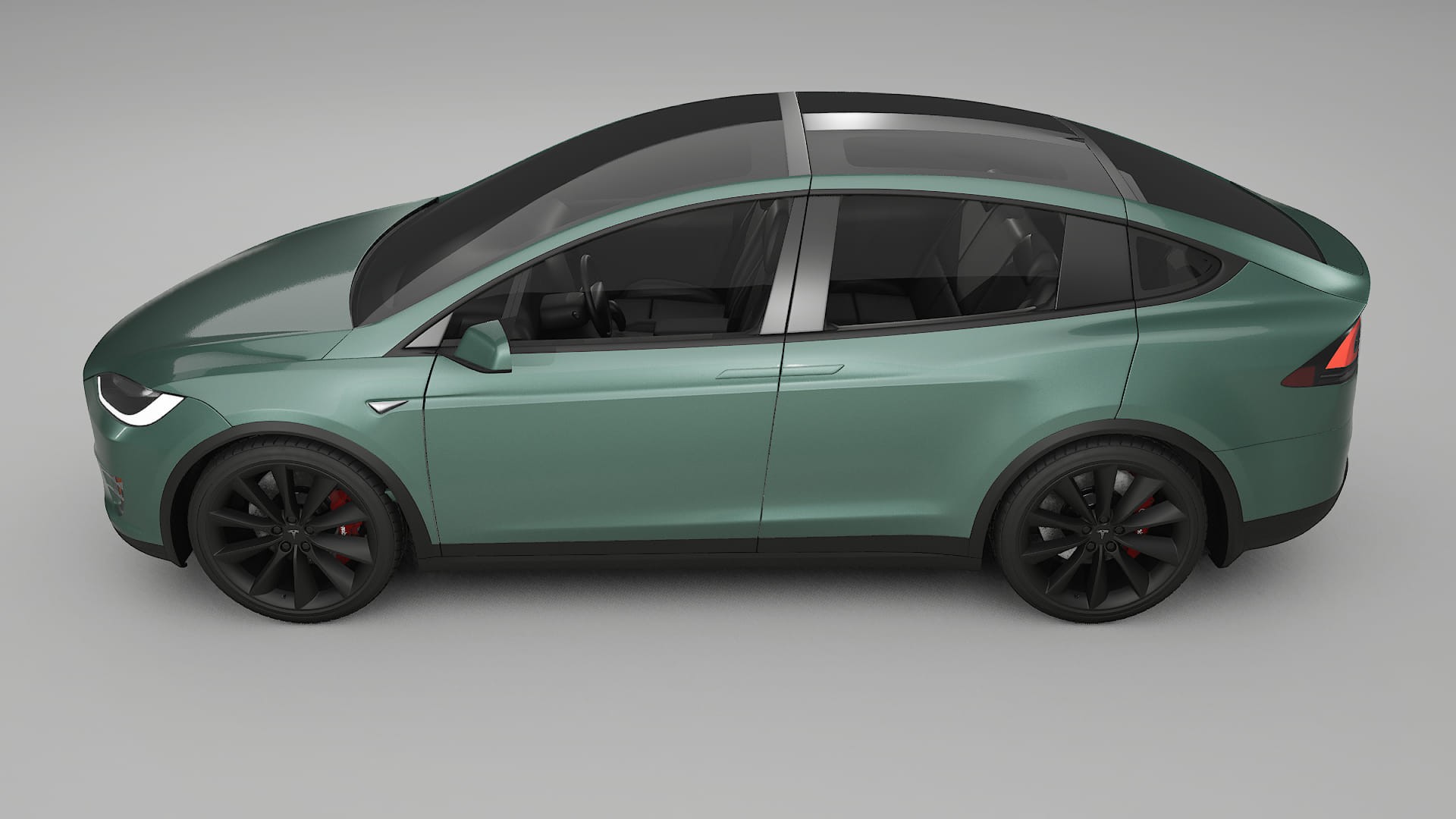 Tesla Model X TPU Lakbeschermingsfolie | EVERGREEN Kleurveranderende PPF – Volledig Voorgesneden Kit