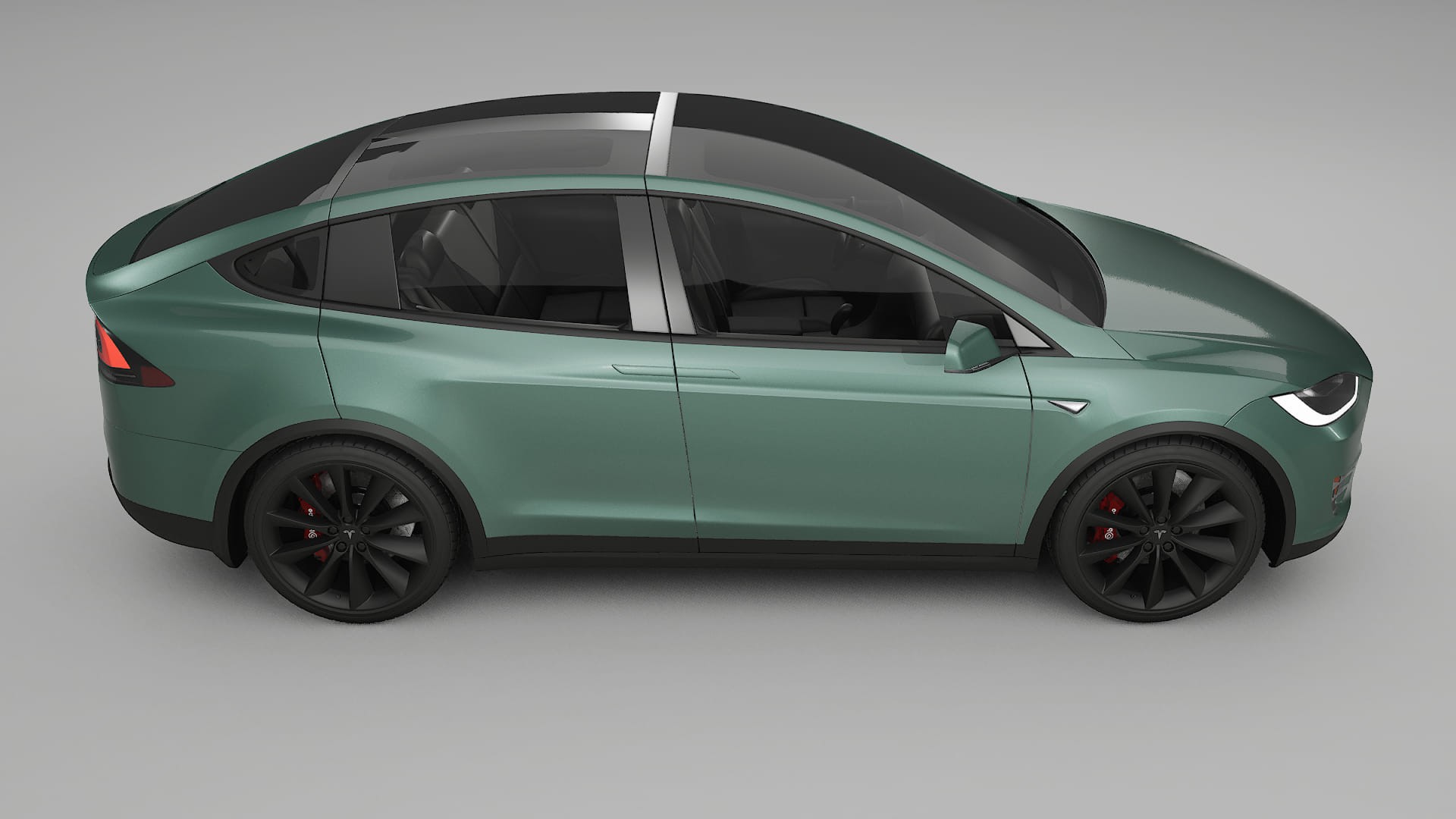 Tesla Model X TPU Lakbeschermingsfolie | EVERGREEN Kleurveranderende PPF – Volledig Voorgesneden Kit