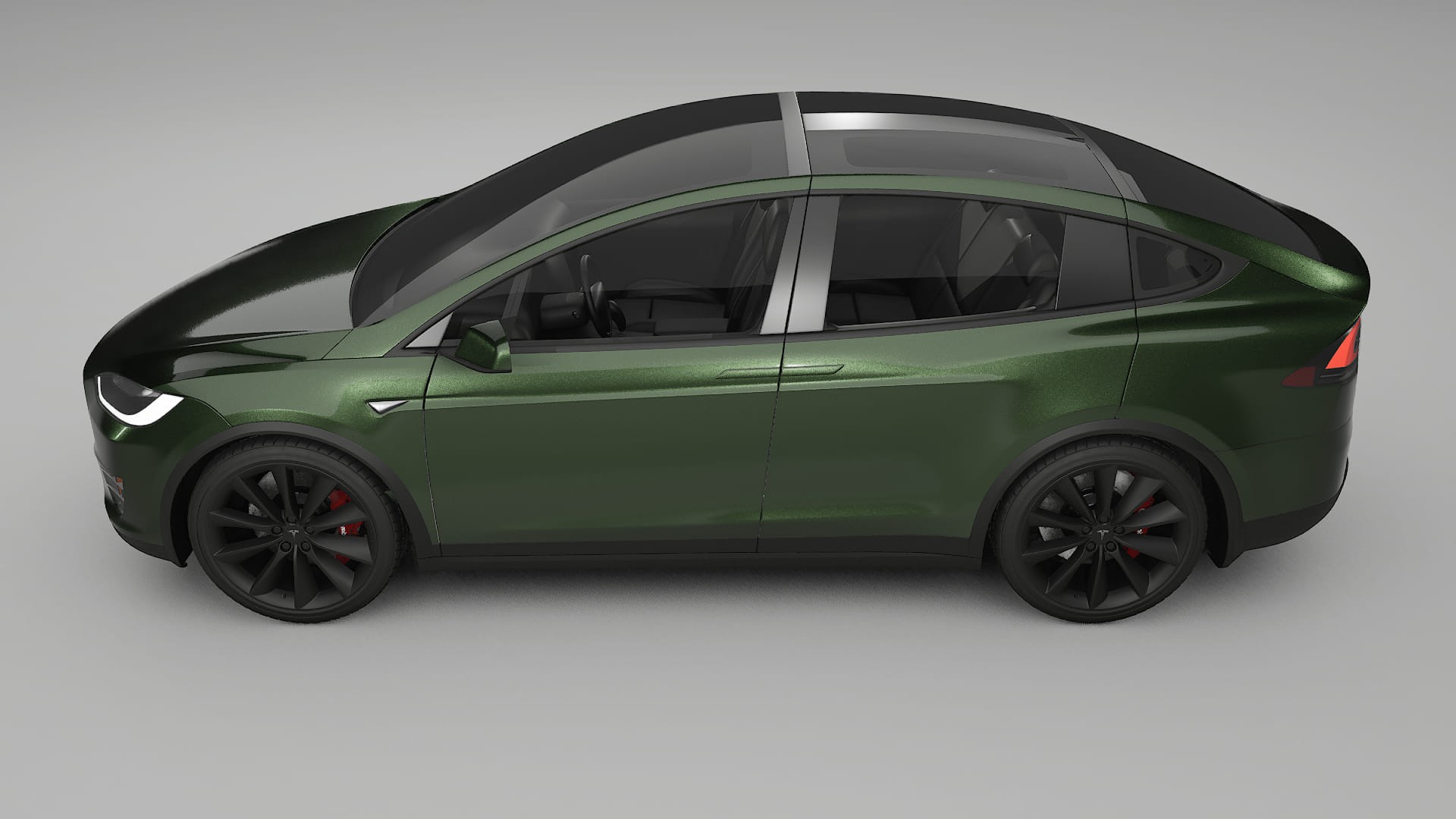 Tesla Model X TPU Lakbeschermingsfolie | LAGOON Kleurveranderende PPF – Volledig Voorgesneden Kit