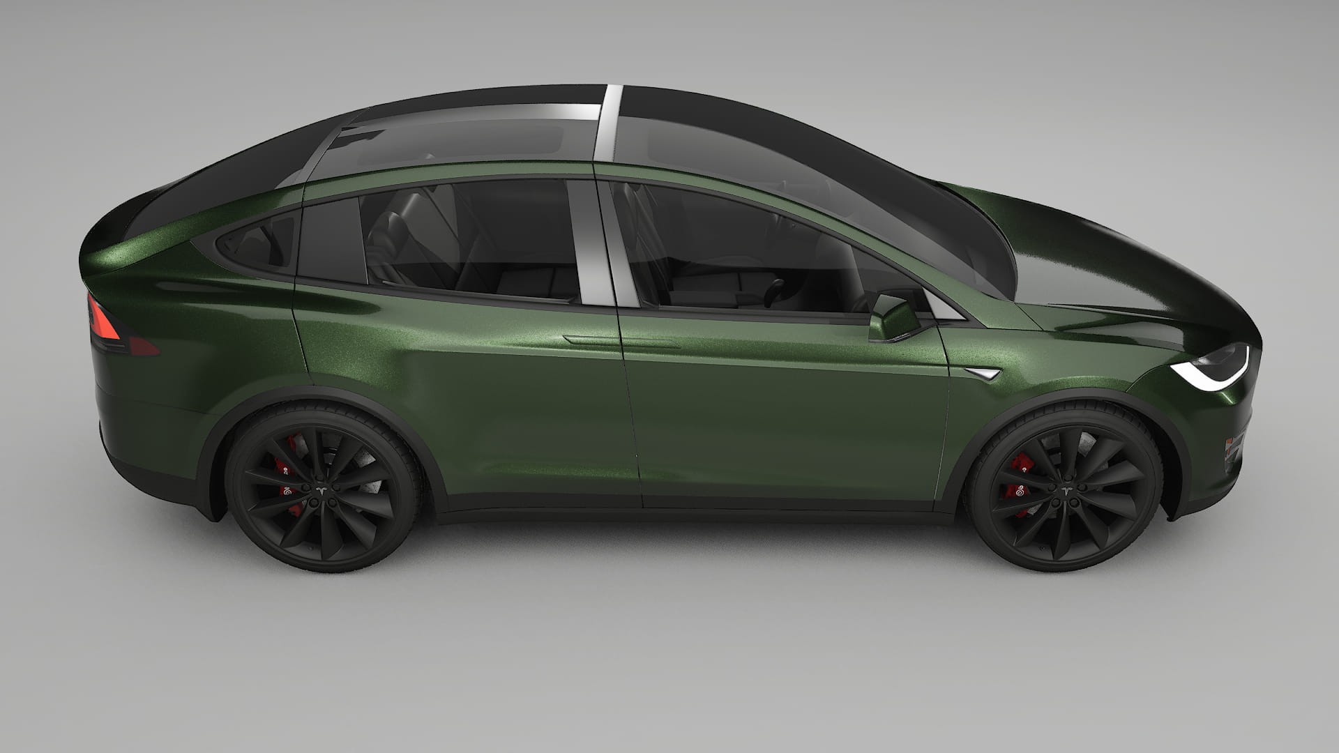 Tesla Model X TPU Lakbeschermingsfolie | LAGOON Kleurveranderende PPF – Volledig Voorgesneden Kit