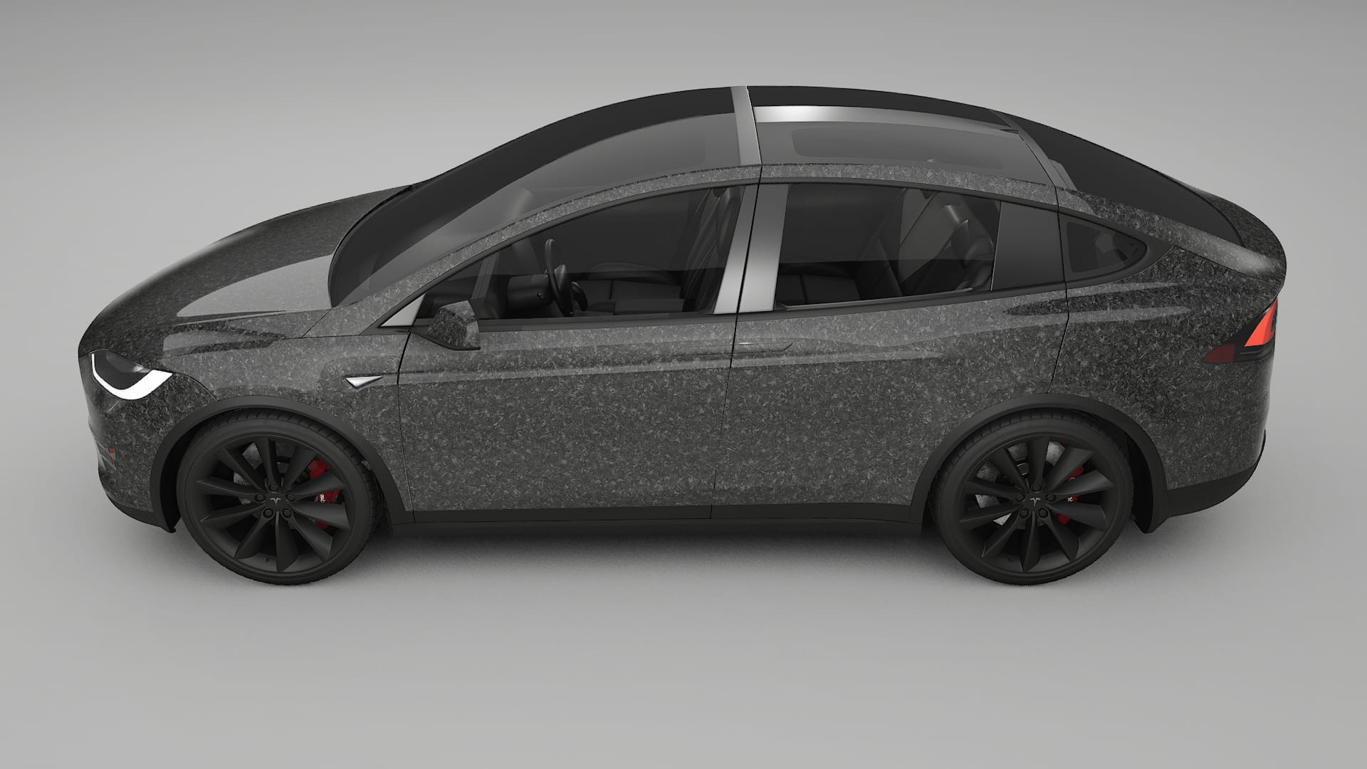 Tesla Model X TPU Lakbeschermingsfolie | FORGED S Kleurveranderende PPF – Volledig Voorgesneden Kit