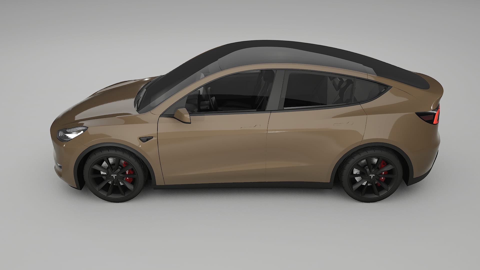 Tesla Model Y TPU Lakbeschermingsfolie | SAHARA Kleurveranderende PPF – Volledig Voorgesneden Kit