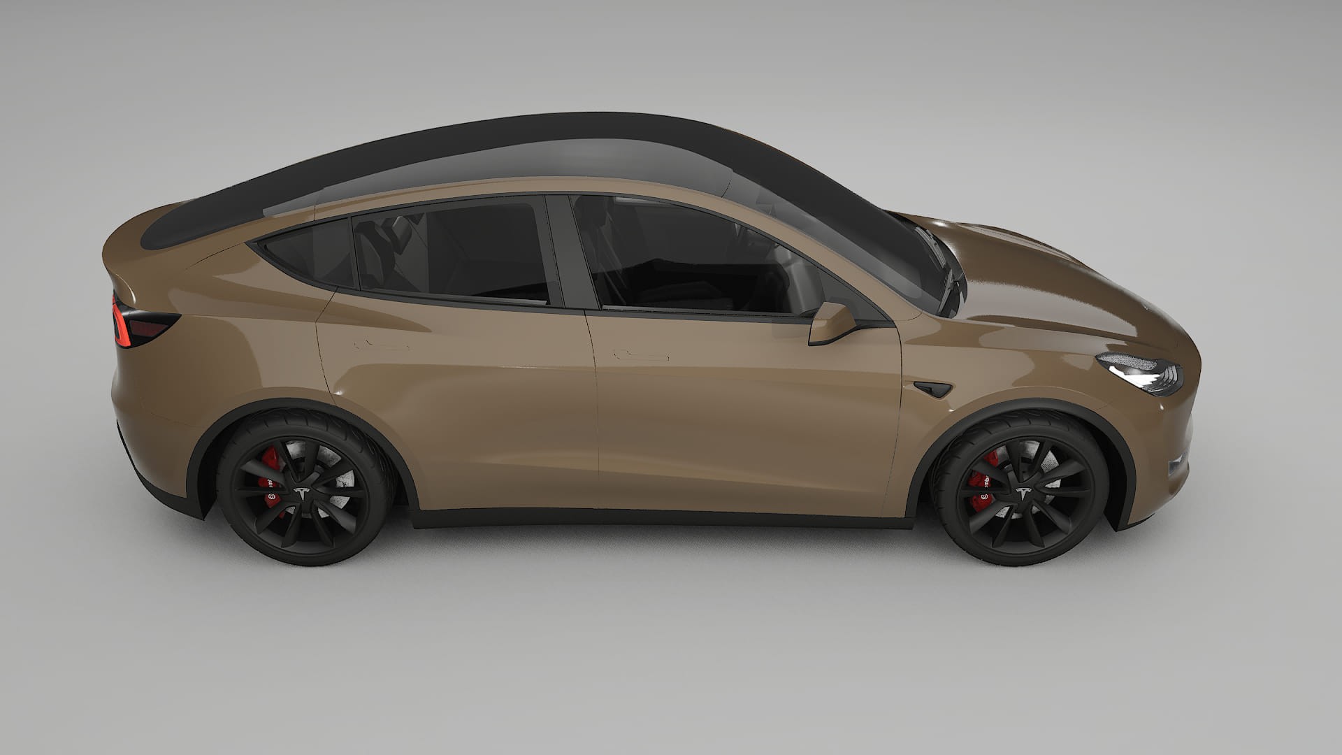 Tesla Model Y TPU Lakbeschermingsfolie | SAHARA Kleurveranderende PPF – Volledig Voorgesneden Kit