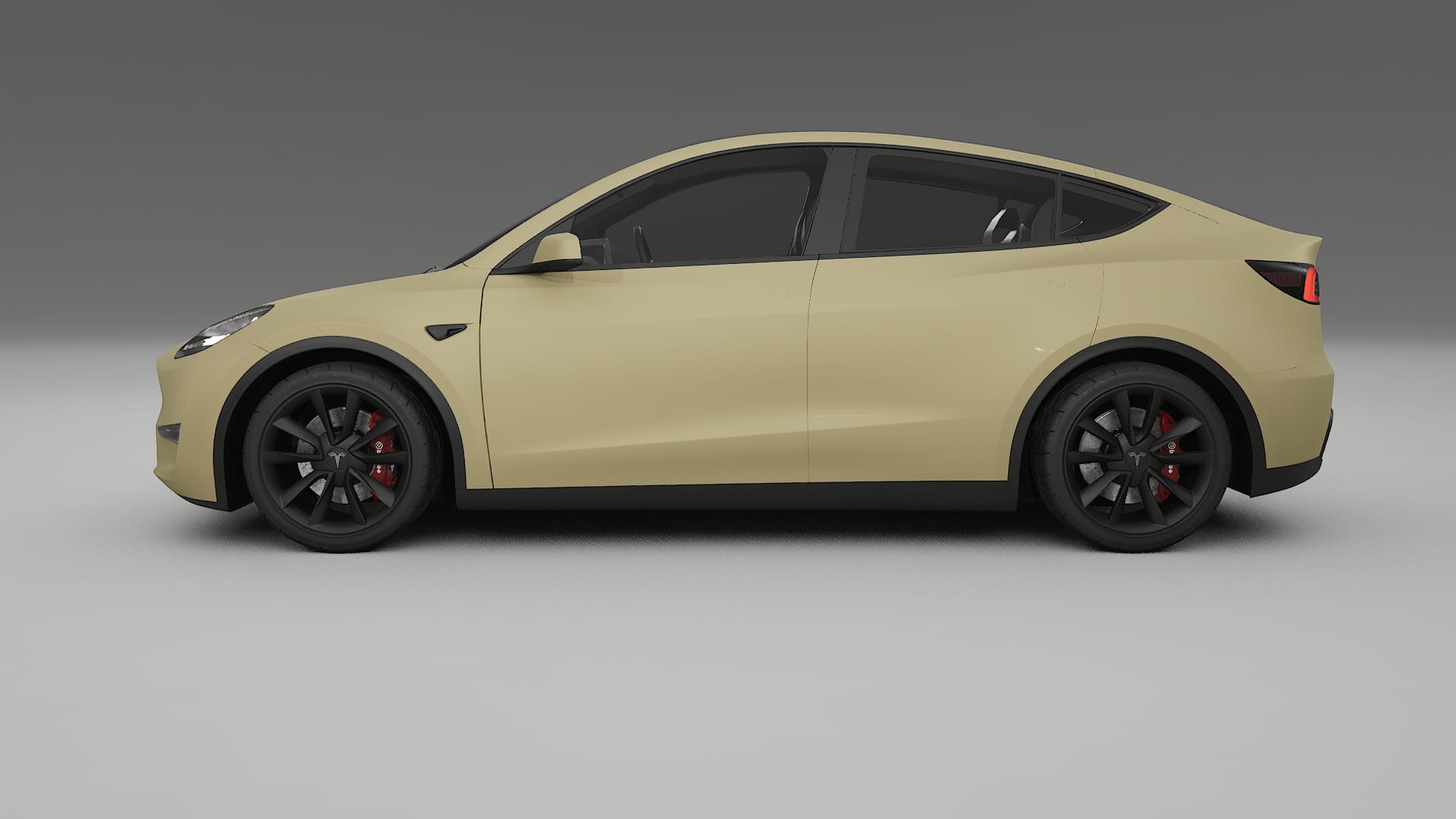 Tesla Model Y TPU Lakbeschermingsfolie | SAND Kleurveranderende PPF – Volledig Voorgesneden Kit