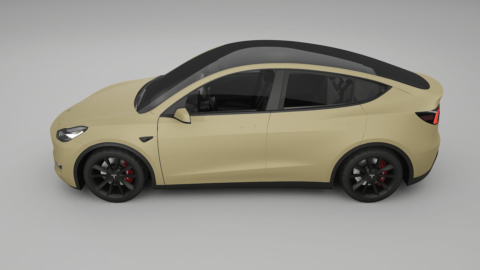 Tesla Model Y TPU Lakbeschermingsfolie | SAND Kleurveranderende PPF – Volledig Voorgesneden Kit