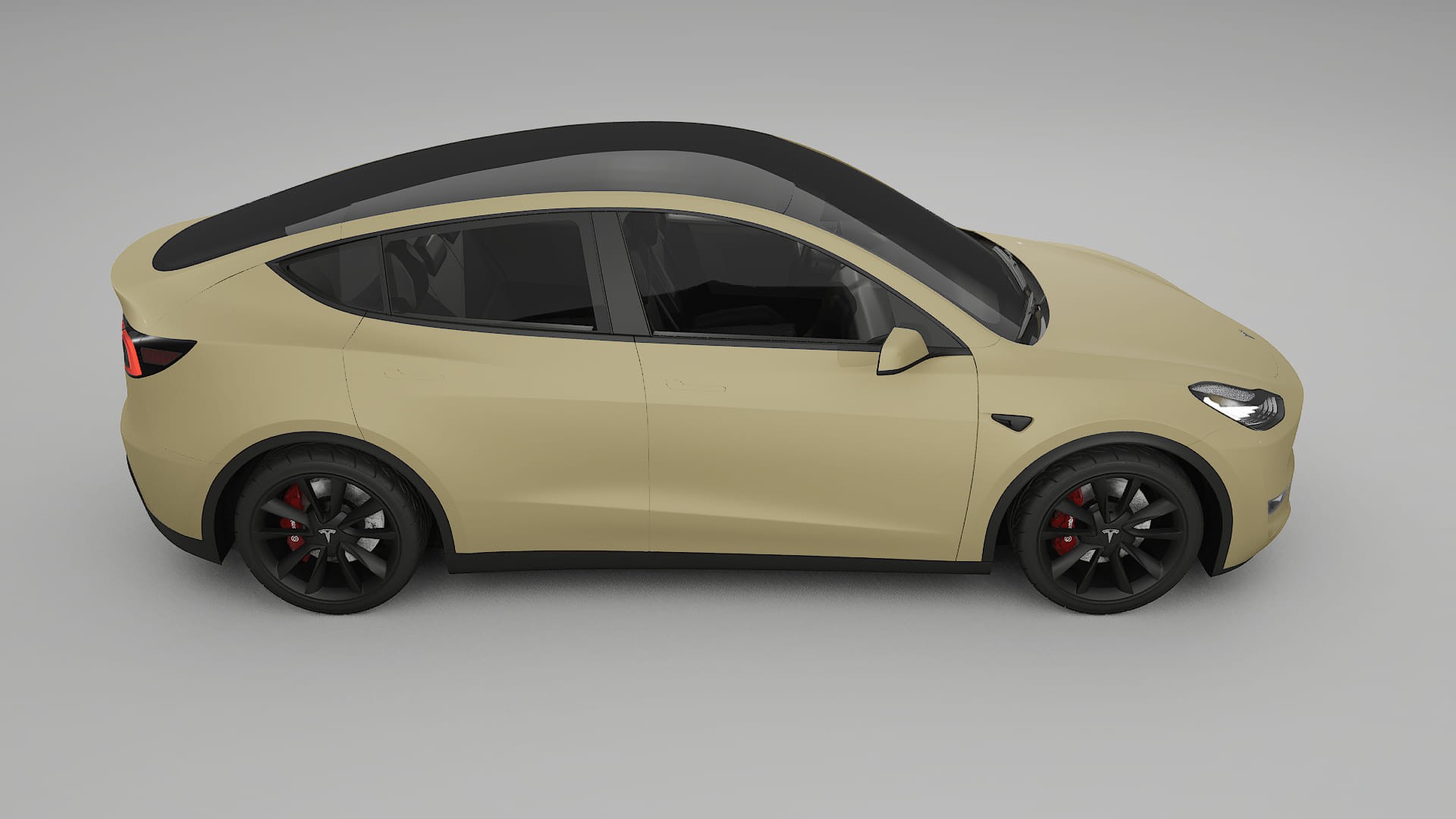 Tesla Model Y TPU Lakbeschermingsfolie | SAND Kleurveranderende PPF – Volledig Voorgesneden Kit