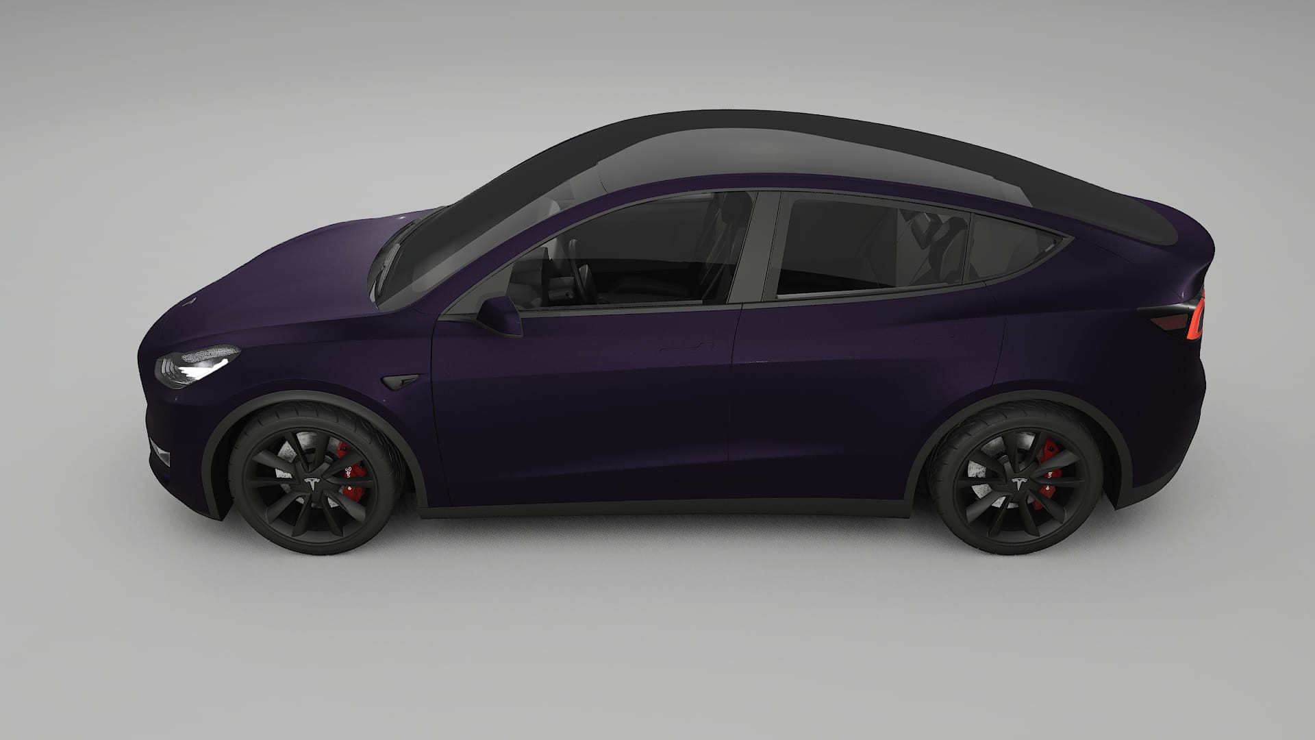 Tesla Model Y TPU Lakbeschermingsfolie | VIOLET Kleurveranderende PPF – Volledig Voorgesneden Kit