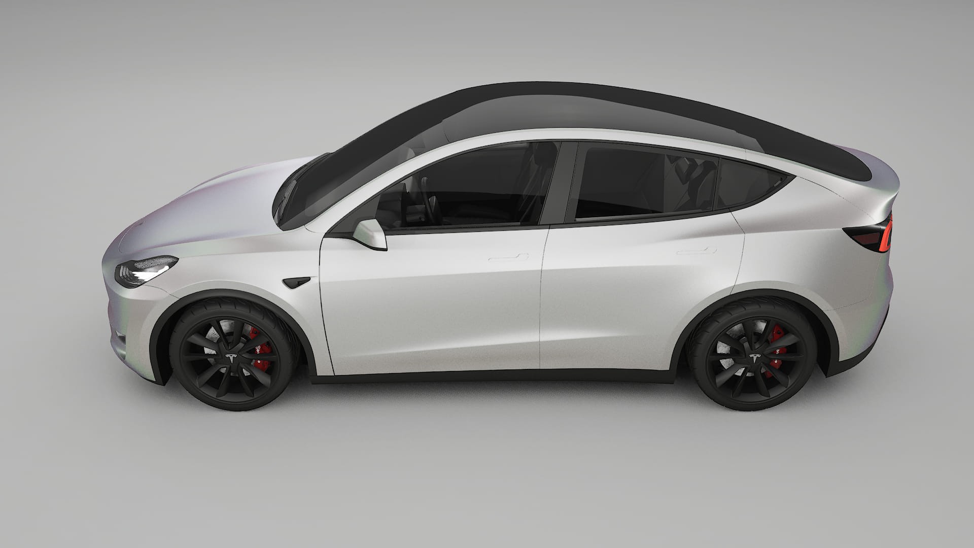 Tesla Model Y TPU Lakbeschermingsfolie | NEBULA Kleurveranderende PPF – Volledig Voorgesneden Kit