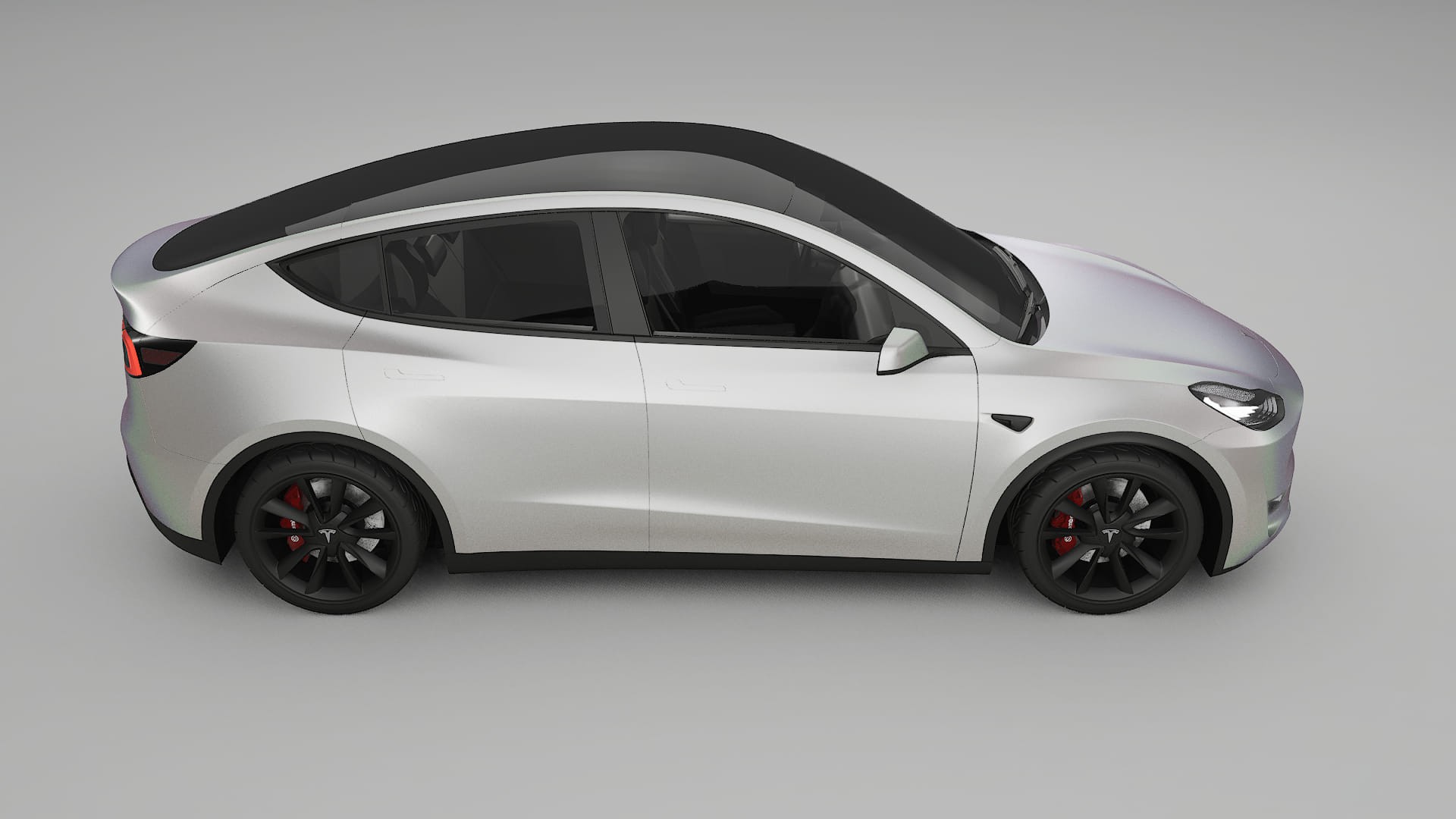 Tesla Model Y TPU Lakbeschermingsfolie | NEBULA Kleurveranderende PPF – Volledig Voorgesneden Kit