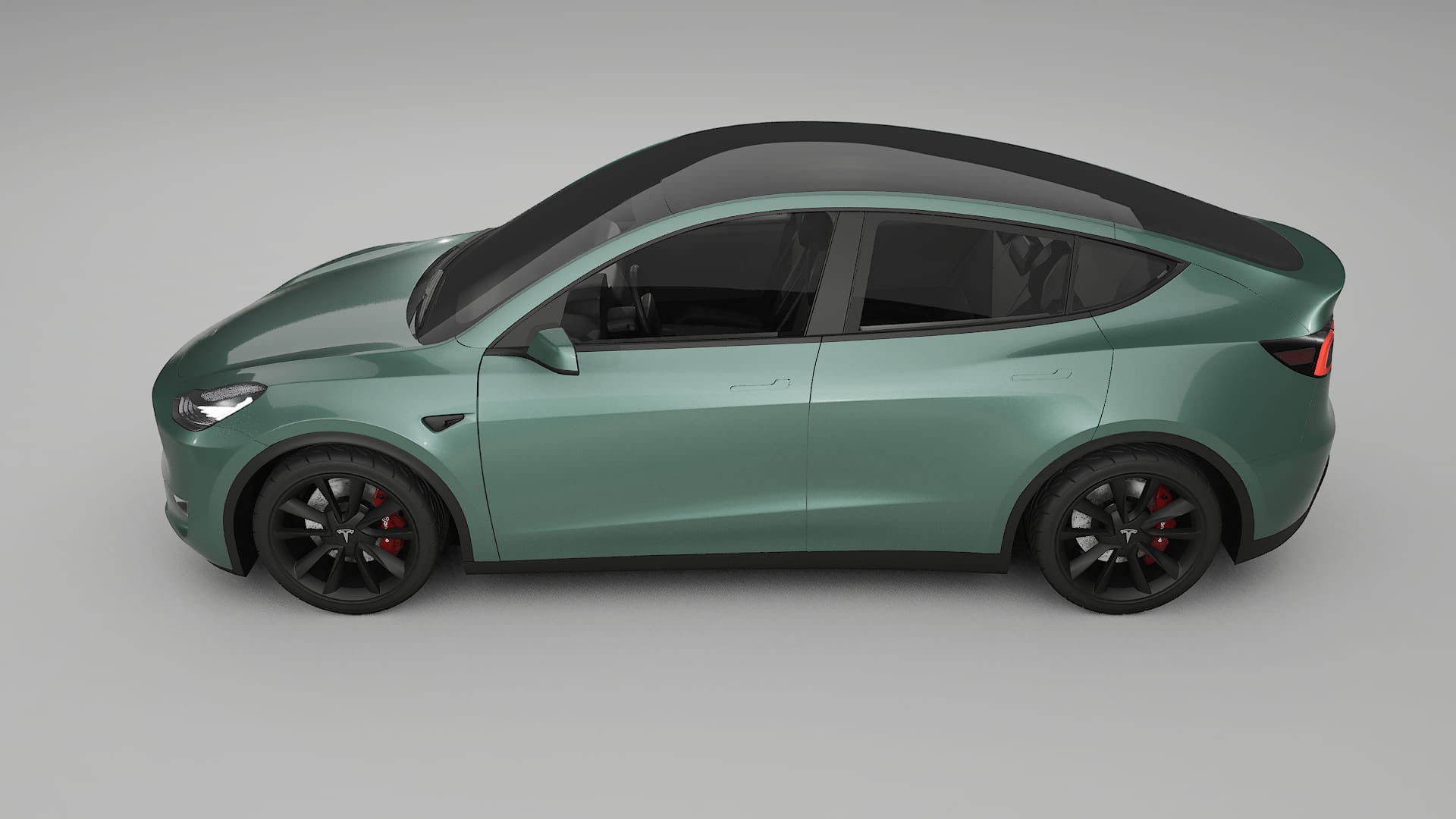 Tesla Model Y TPU Lakbeschermingsfolie | EVERGREEN Kleurveranderende PPF – Volledig Voorgesneden Kit
