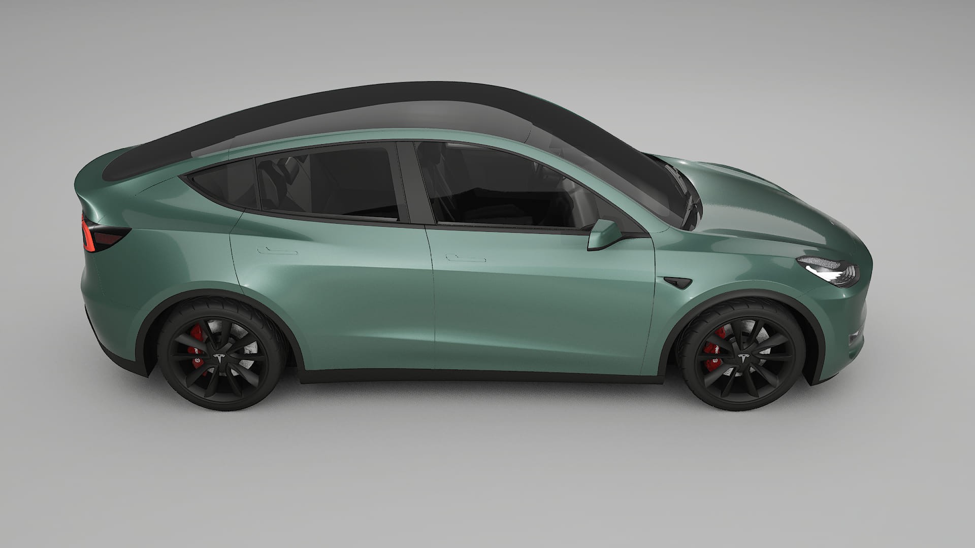 Tesla Model Y TPU Lakbeschermingsfolie | EVERGREEN Kleurveranderende PPF – Volledig Voorgesneden Kit