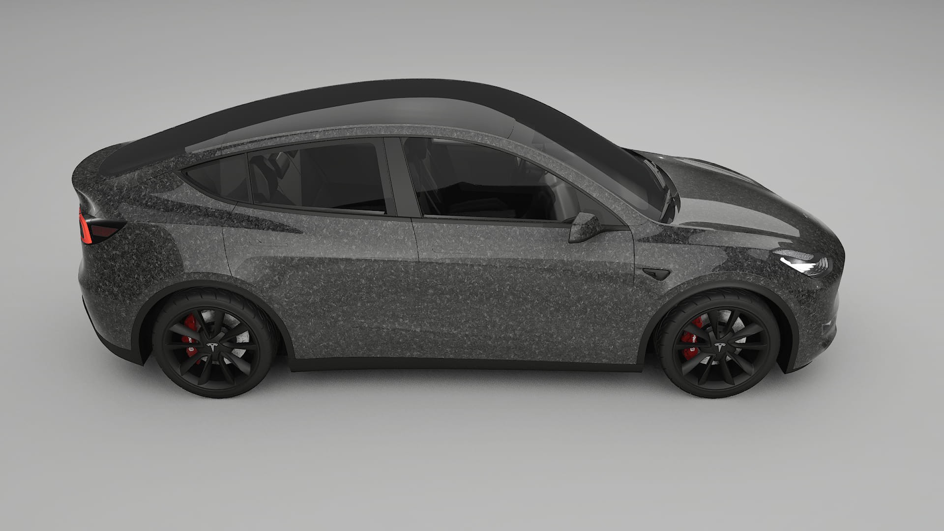 Tesla Model Y TPU Lakbeschermingsfolie | FORGED S Kleurveranderende PPF – Volledig Voorgesneden Kit