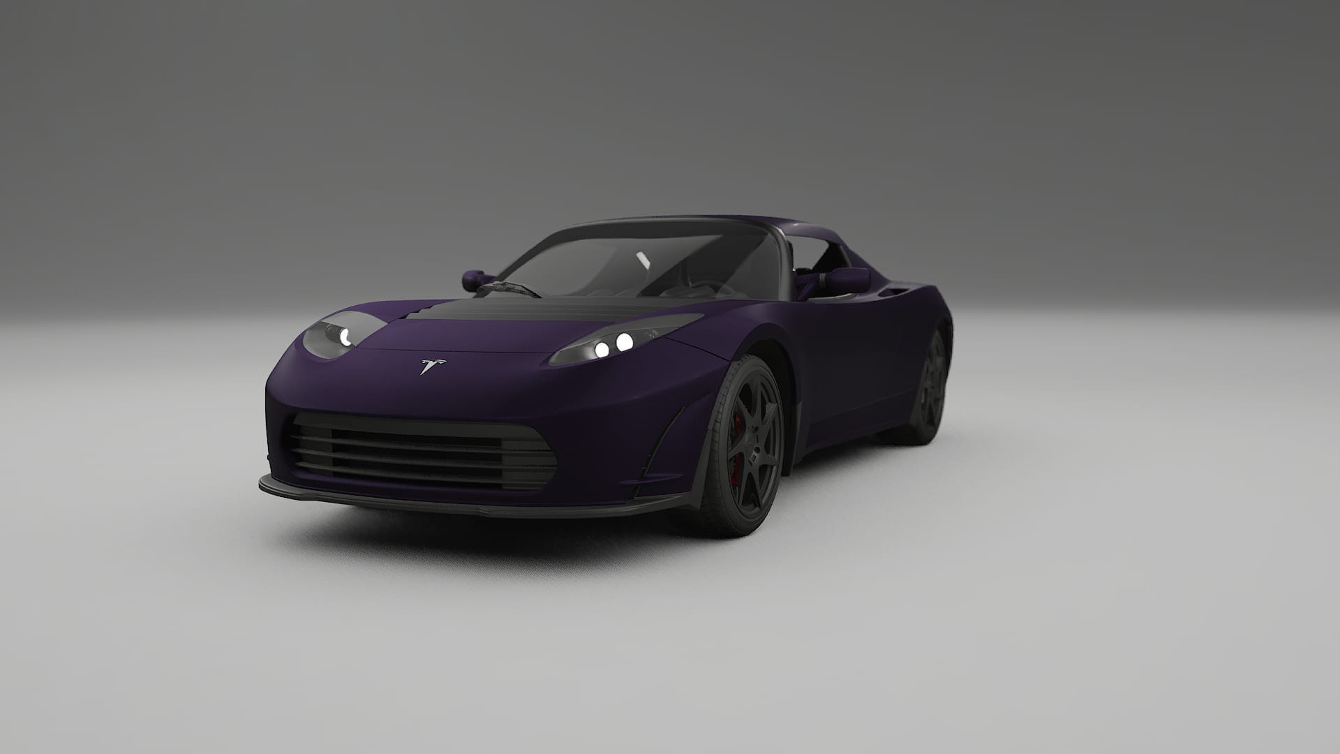 Tesla Roadster 25 TPU Lakbeschermingsfolie | VIOLET Kleurveranderende PPF – Volledig Voorgesneden Kit