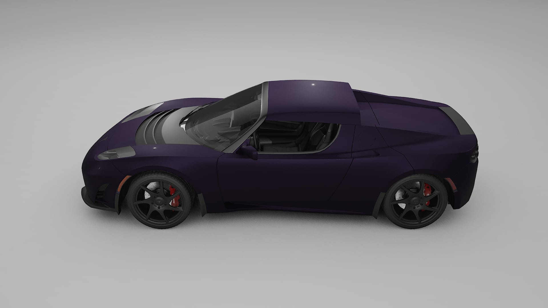 Tesla Roadster 25 TPU Lakbeschermingsfolie | VIOLET Kleurveranderende PPF – Volledig Voorgesneden Kit