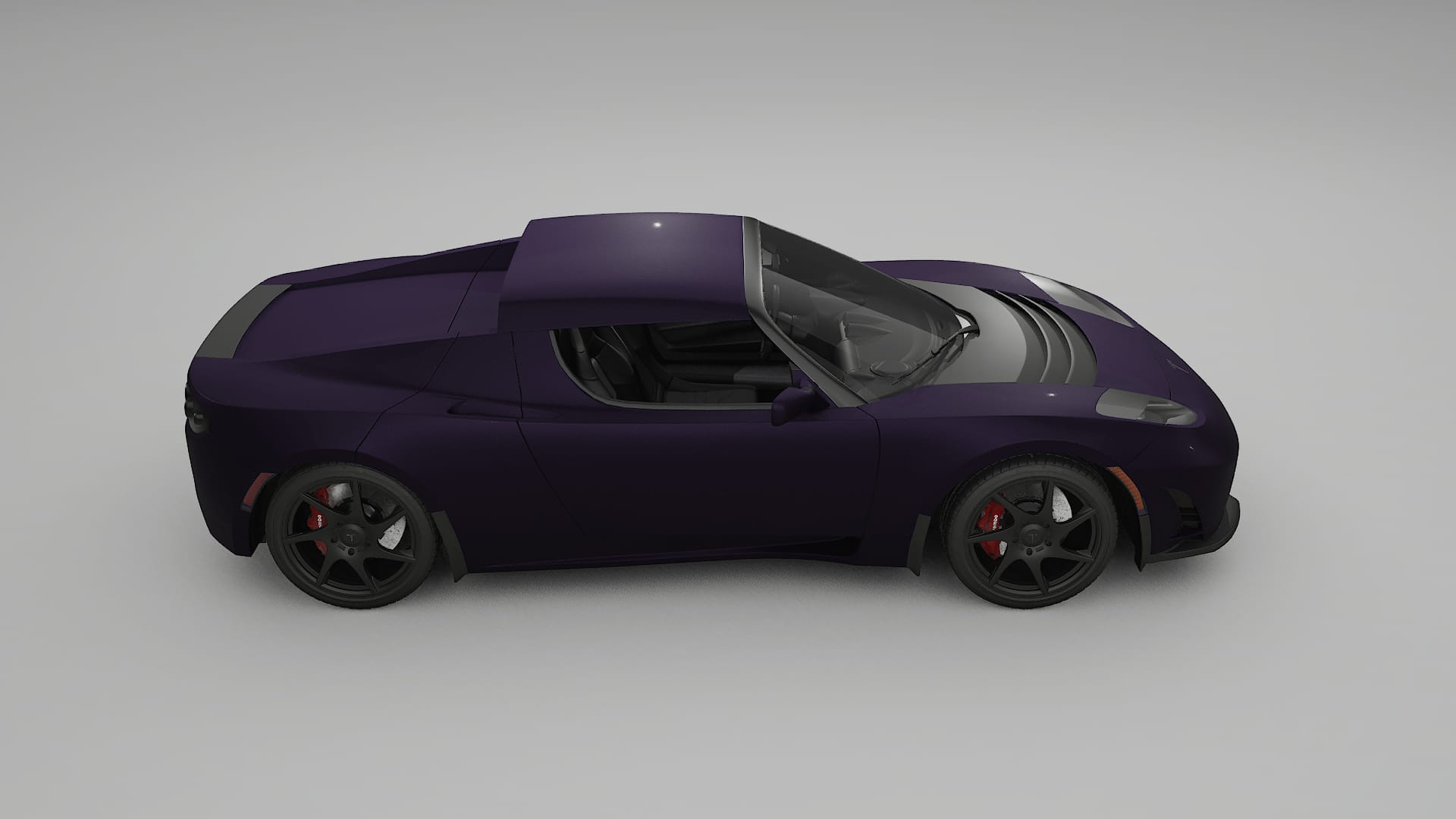 Tesla Roadster 25 TPU Lakbeschermingsfolie | VIOLET Kleurveranderende PPF – Volledig Voorgesneden Kit