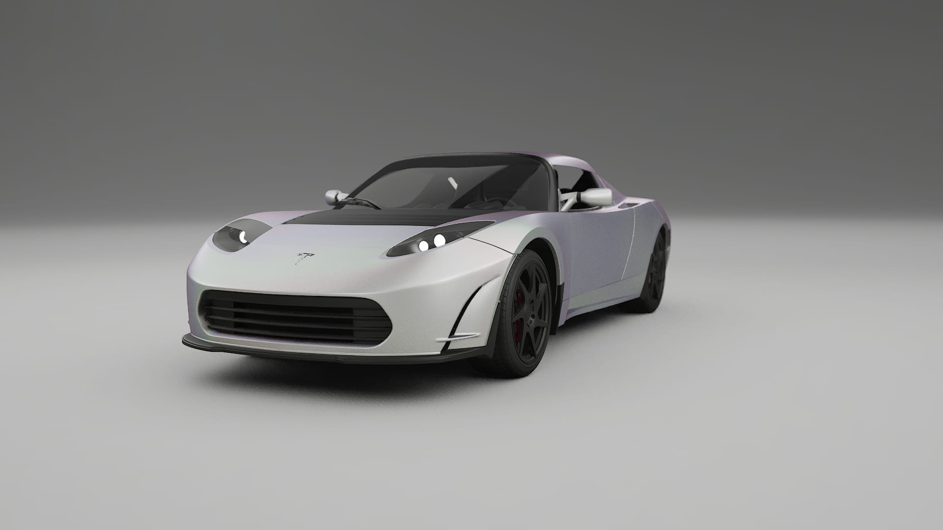 Tesla Roadster 25 TPU Lakbeschermingsfolie | NEBULA Kleurveranderende PPF – Volledig Voorgesneden Kit