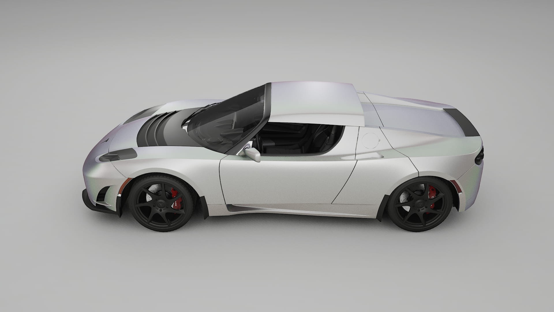 Tesla Roadster 25 TPU Lakbeschermingsfolie | NEBULA Kleurveranderende PPF – Volledig Voorgesneden Kit