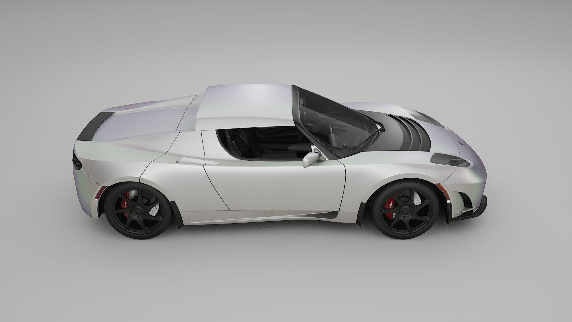 Tesla Roadster 25 TPU Lakbeschermingsfolie | NEBULA Kleurveranderende PPF – Volledig Voorgesneden Kit