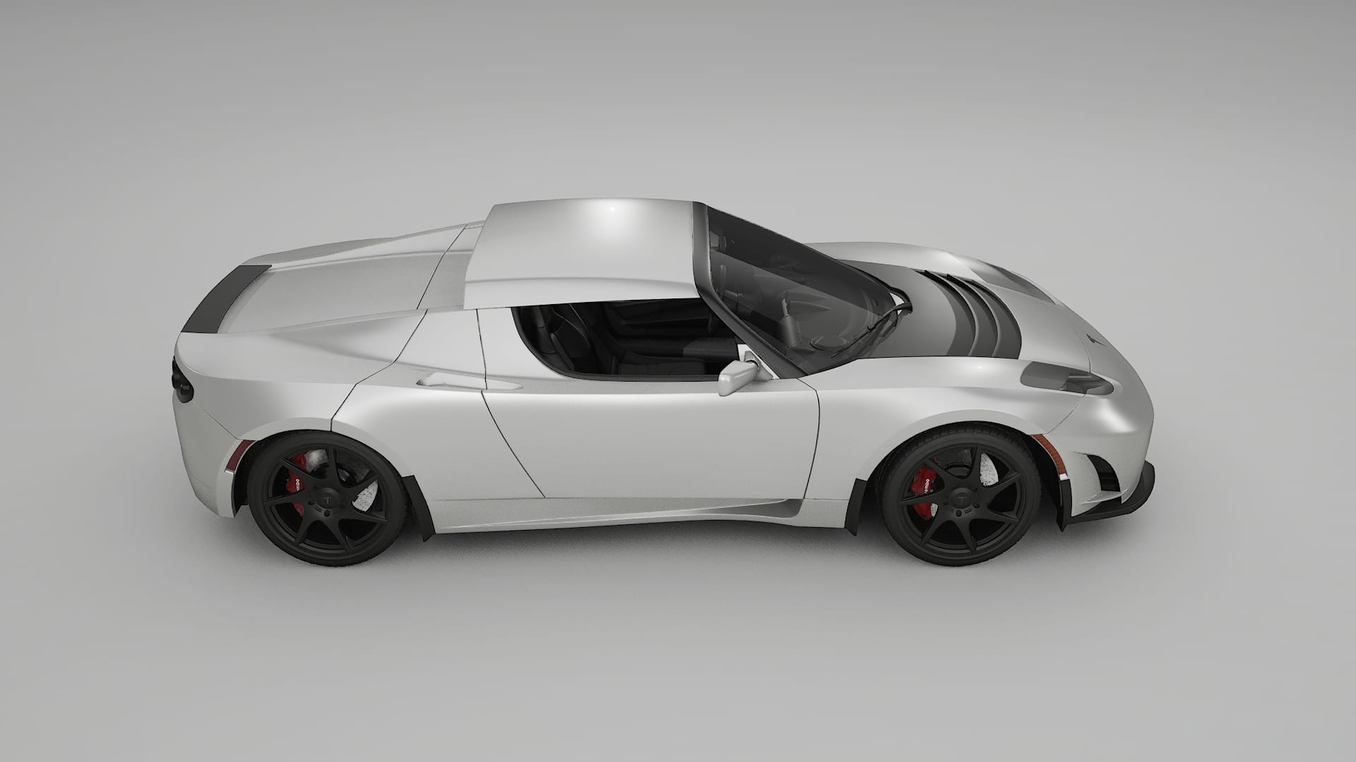 Tesla Roadster 25 TPU Lakbeschermingsfolie | OPAL Kleurveranderende PPF – Volledig Voorgesneden Kit