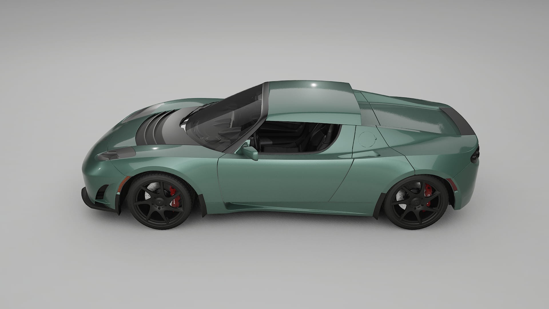 Tesla Roadster 25 TPU Lakbeschermingsfolie | EVERGREEN Kleurveranderende PPF – Volledig Voorgesneden Kit