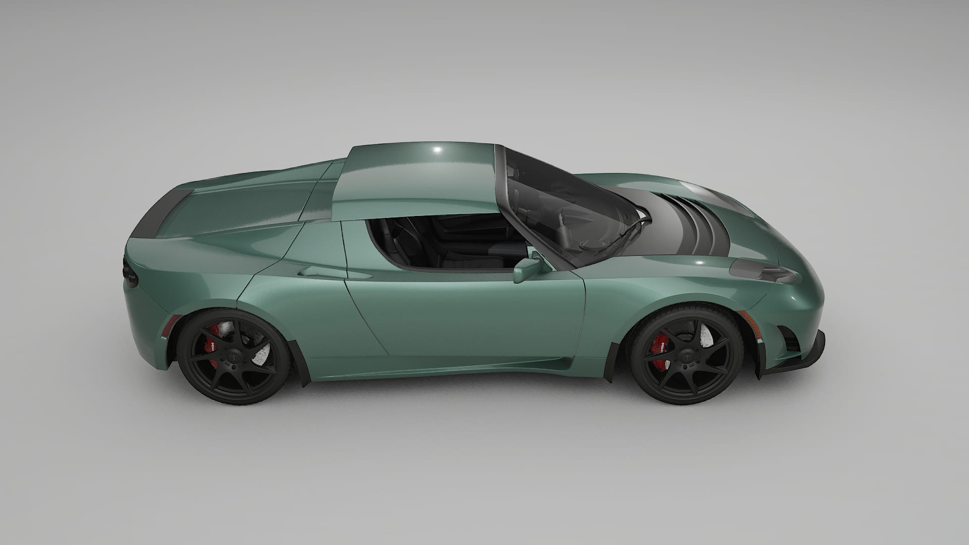 Tesla Roadster 25 TPU Lakbeschermingsfolie | EVERGREEN Kleurveranderende PPF – Volledig Voorgesneden Kit