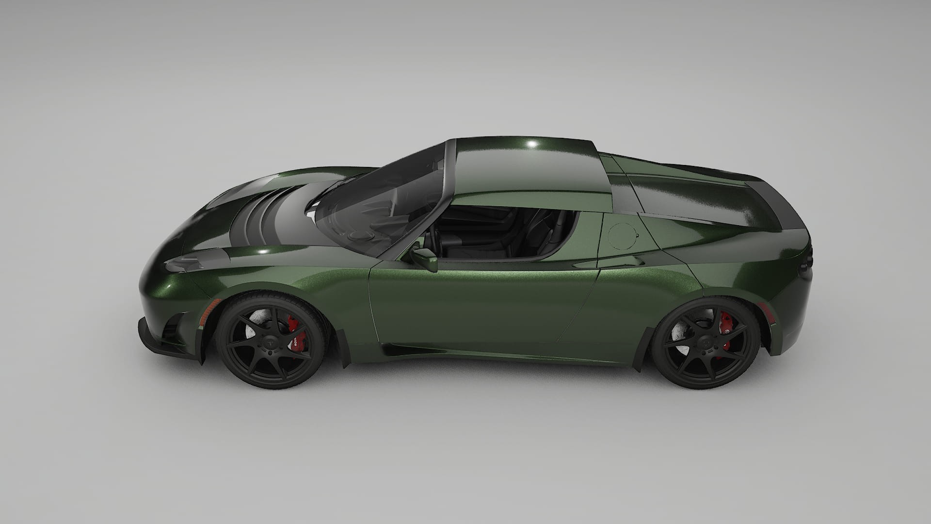 Tesla Roadster 25 TPU Lakbeschermingsfolie | LAGOON Kleurveranderende PPF – Volledig Voorgesneden Kit