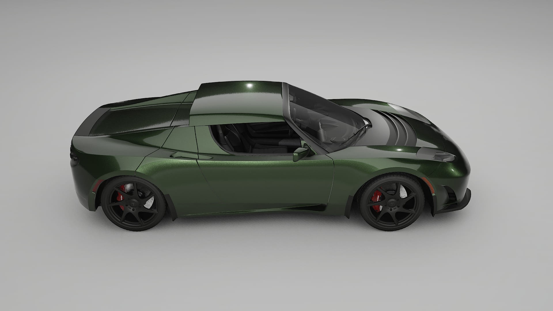 Tesla Roadster 25 TPU Lakbeschermingsfolie | LAGOON Kleurveranderende PPF – Volledig Voorgesneden Kit