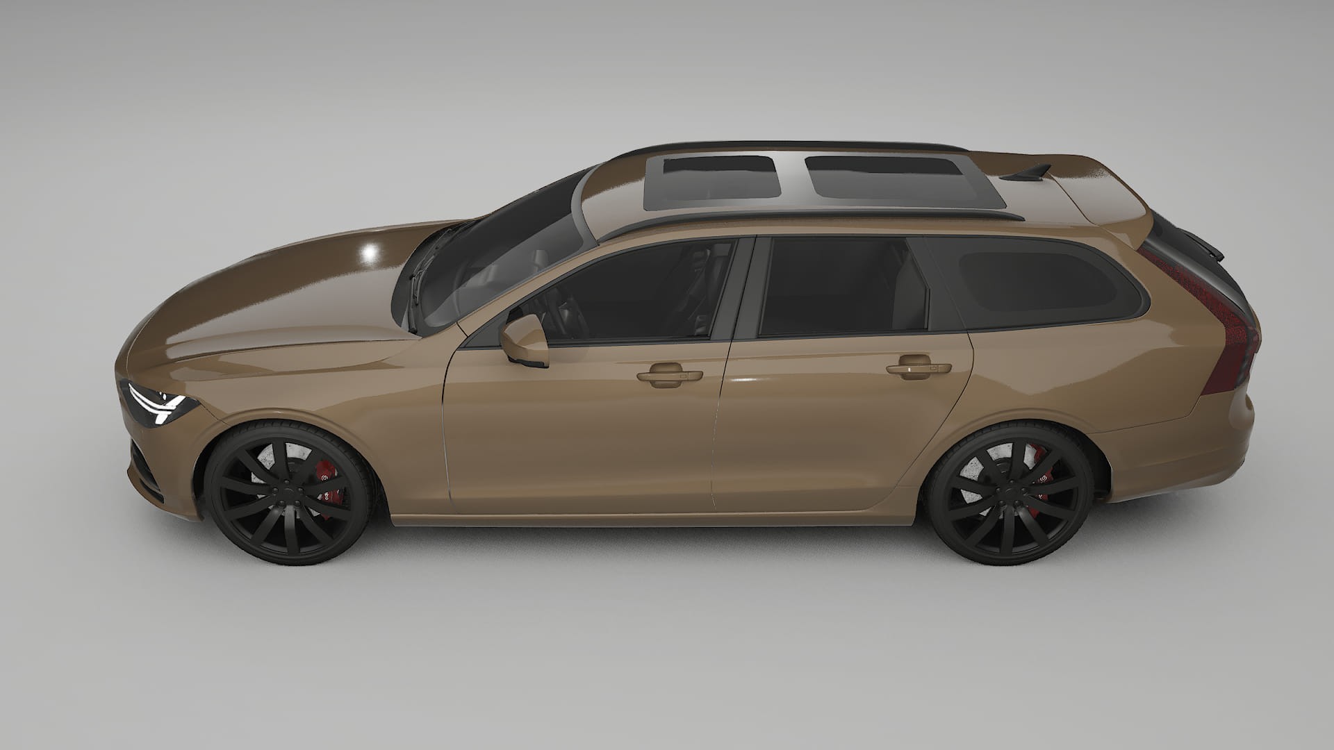 Volvo V90 P5 TPU Lakbeschermingsfolie | SAHARA Kleurveranderende PPF – Volledig Voorgesneden Kit