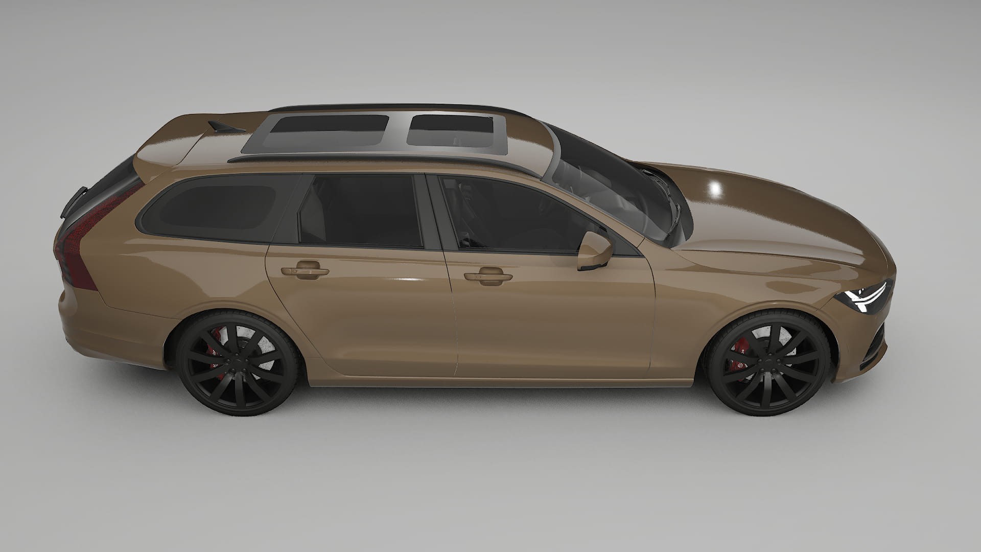 Volvo V90 P5 TPU Lakbeschermingsfolie | SAHARA Kleurveranderende PPF – Volledig Voorgesneden Kit