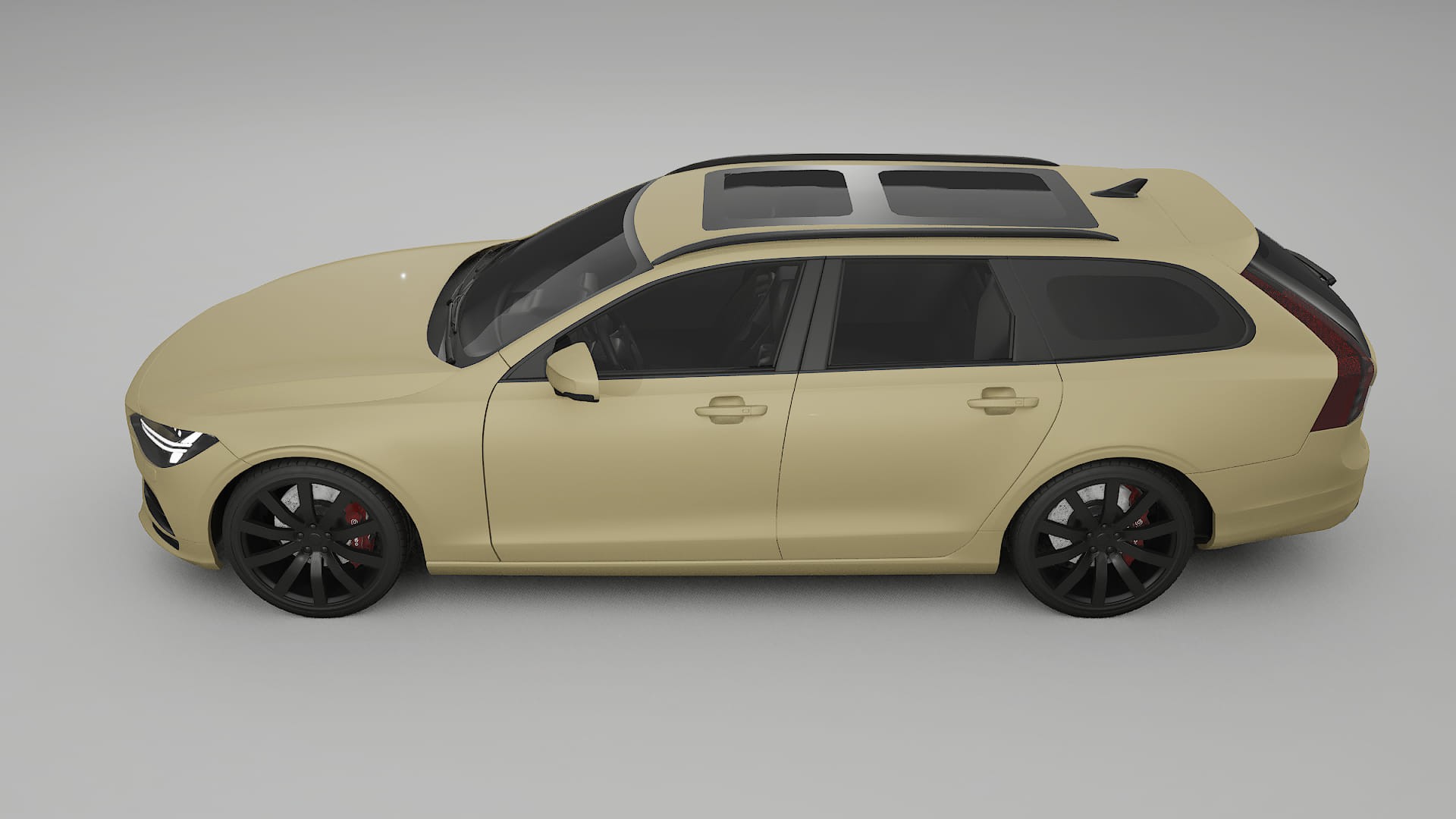 Volvo V90 P5 TPU Lakbeschermingsfolie | SAND Kleurveranderende PPF – Volledig Voorgesneden Kit