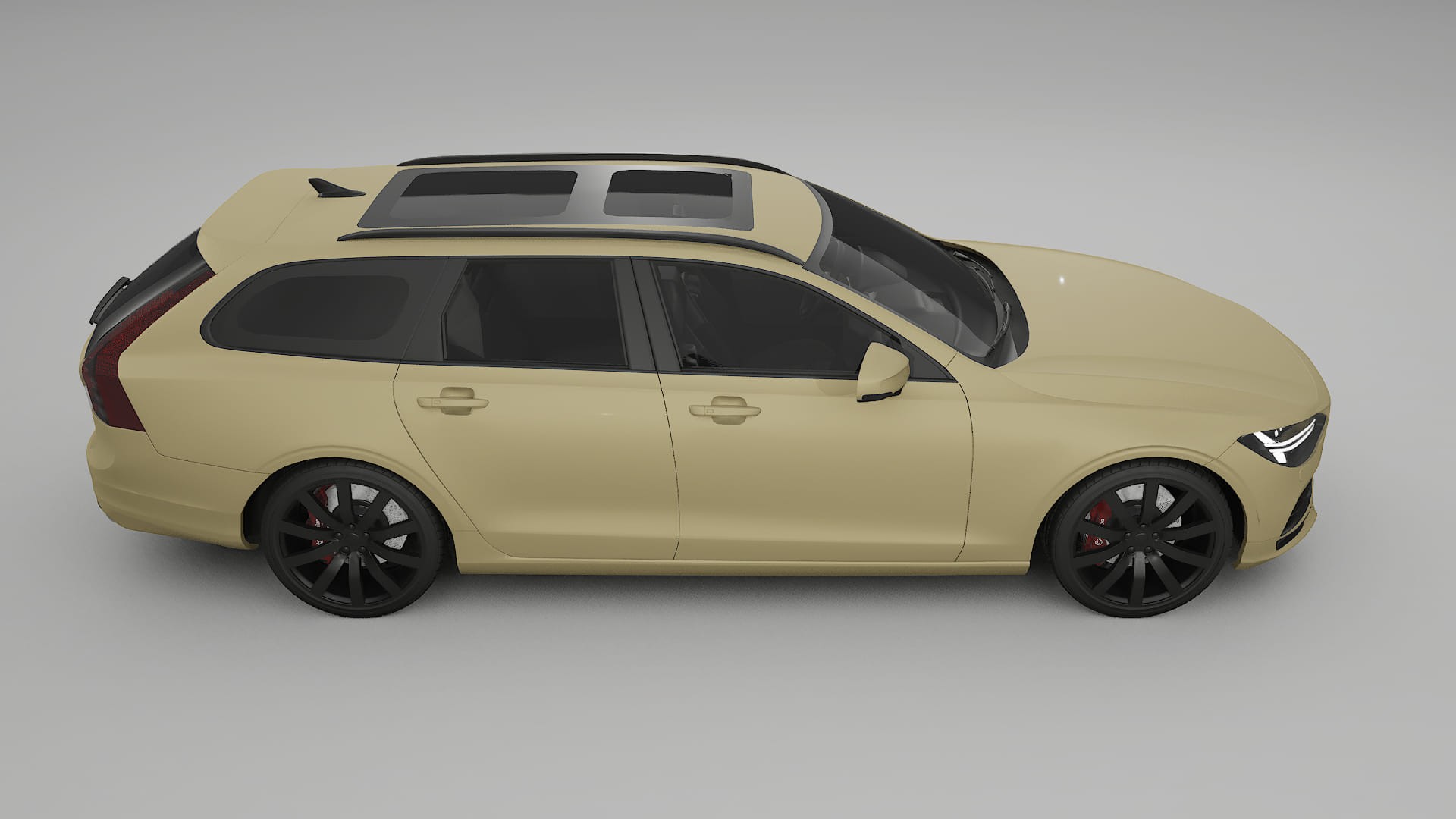 Volvo V90 P5 TPU Lakbeschermingsfolie | SAND Kleurveranderende PPF – Volledig Voorgesneden Kit