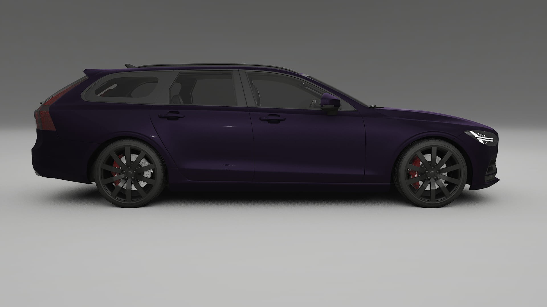 Volvo V90 P5 TPU Lakbeschermingsfolie | VIOLET Kleurveranderende PPF – Volledig Voorgesneden Kit