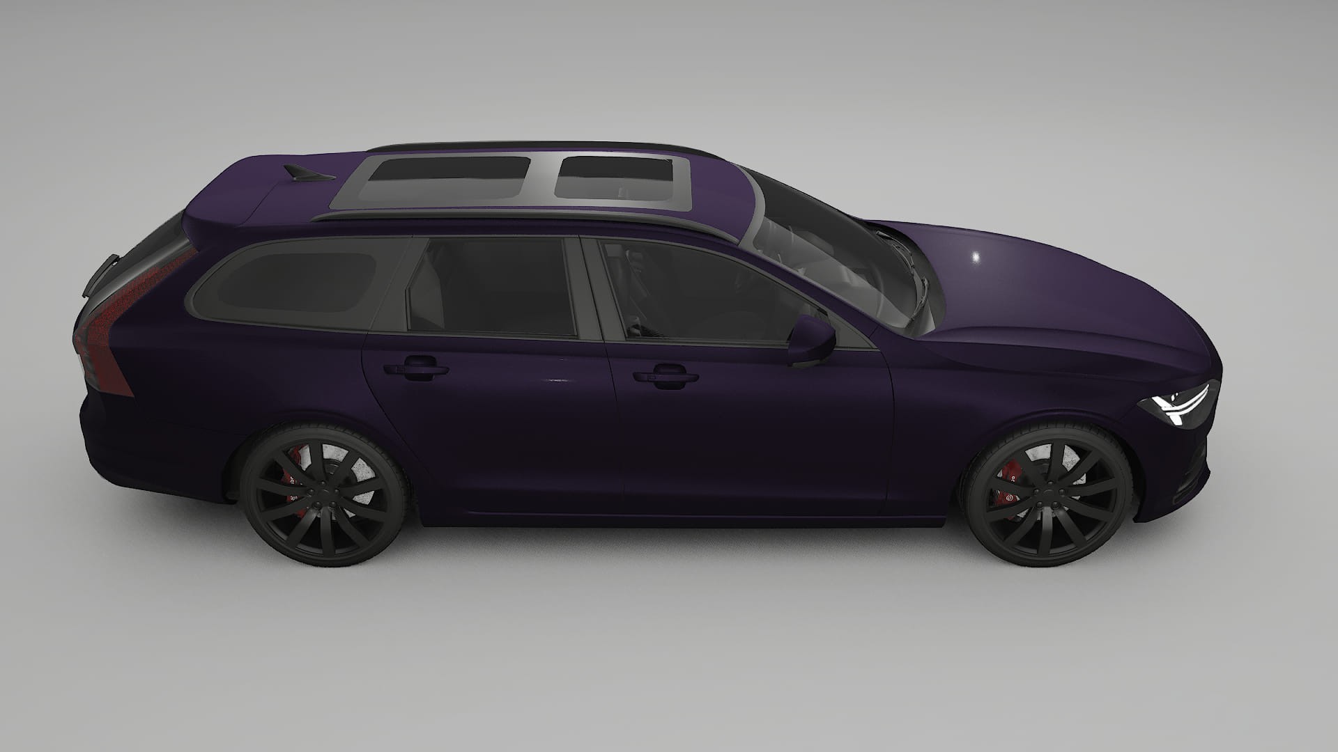 Volvo V90 P5 TPU Lakbeschermingsfolie | VIOLET Kleurveranderende PPF – Volledig Voorgesneden Kit