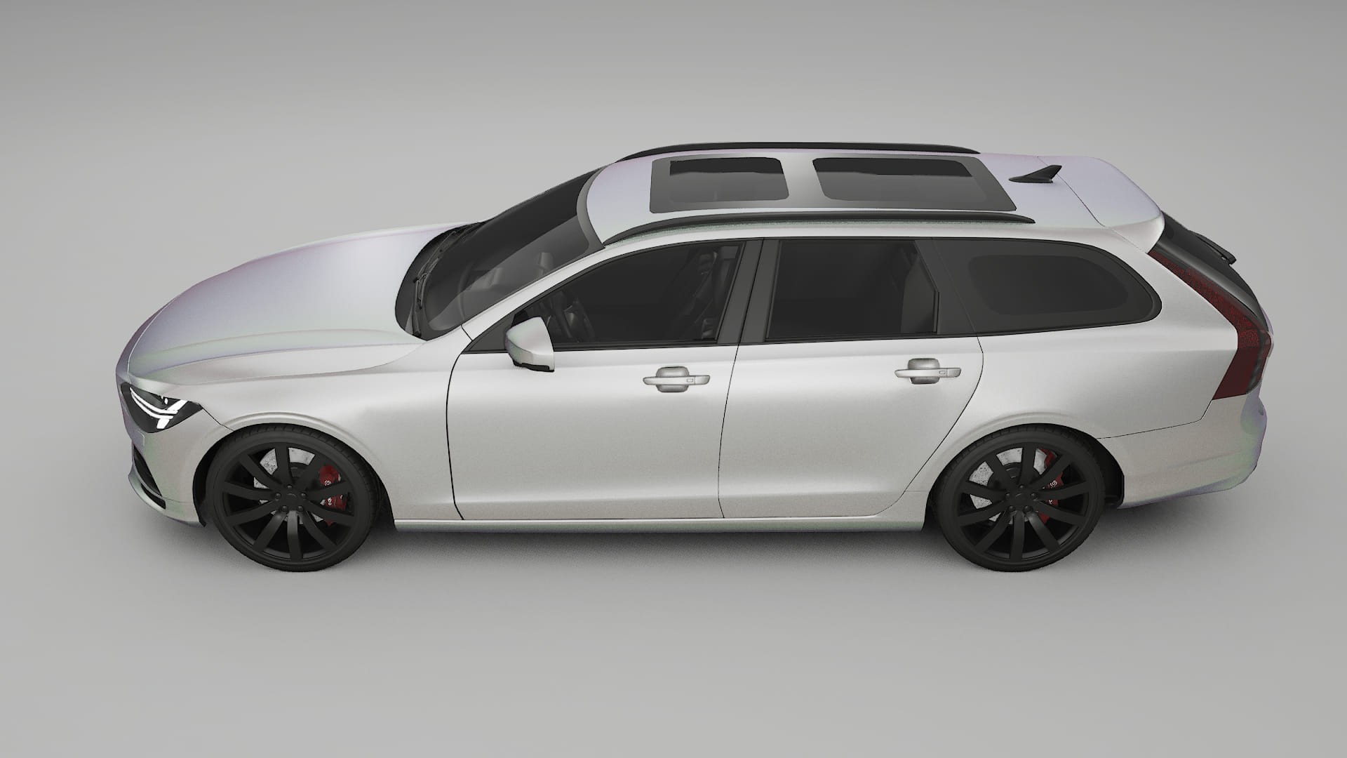 Volvo V90 P5 TPU Lakbeschermingsfolie | NEBULA Kleurveranderende PPF – Volledig Voorgesneden Kit