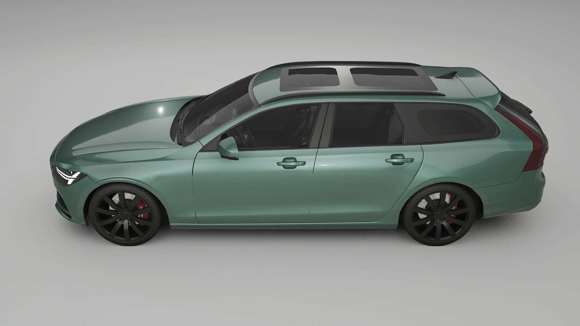 Volvo V90 P5 TPU Lakbeschermingsfolie | EVERGREEN Kleurveranderende PPF – Volledig Voorgesneden Kit