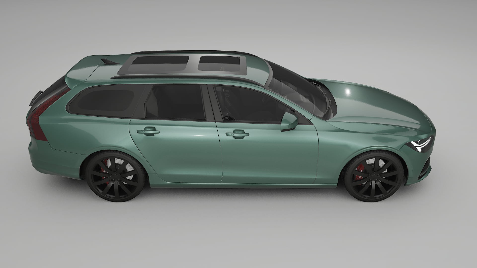 Volvo V90 P5 TPU Lakbeschermingsfolie | EVERGREEN Kleurveranderende PPF – Volledig Voorgesneden Kit