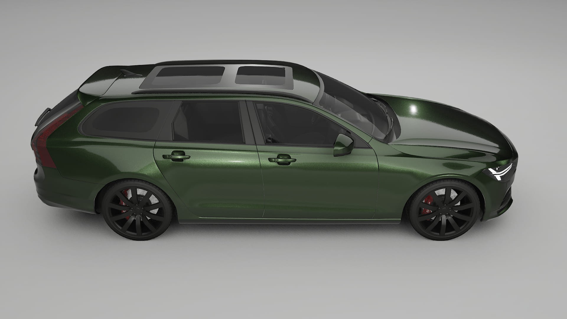 Volvo V90 P5 TPU Lakbeschermingsfolie | LAGOON Kleurveranderende PPF – Volledig Voorgesneden Kit